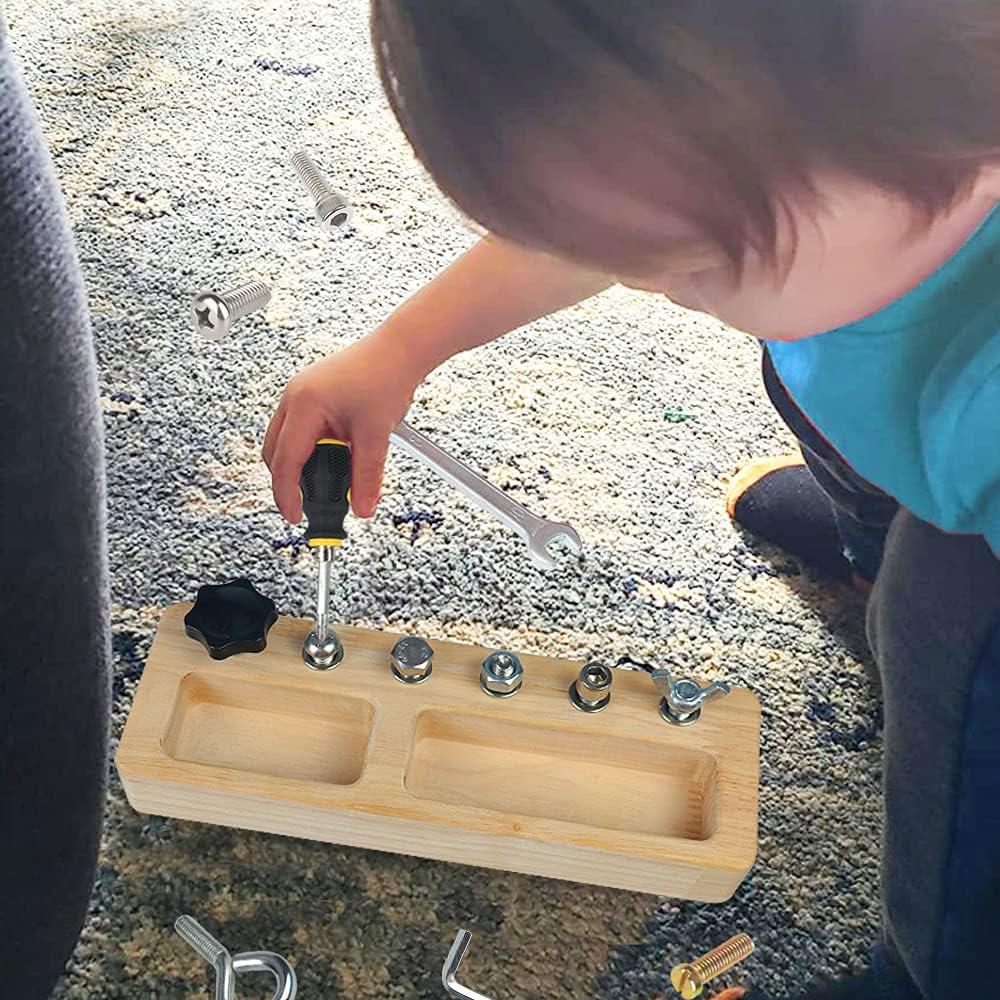 Juego de 14 Piezas de Destornillador Montessori Yowlieu