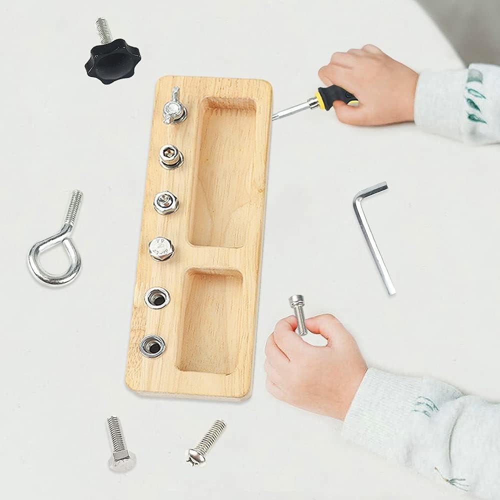 Juego de 14 Piezas de Destornillador Montessori Yowlieu