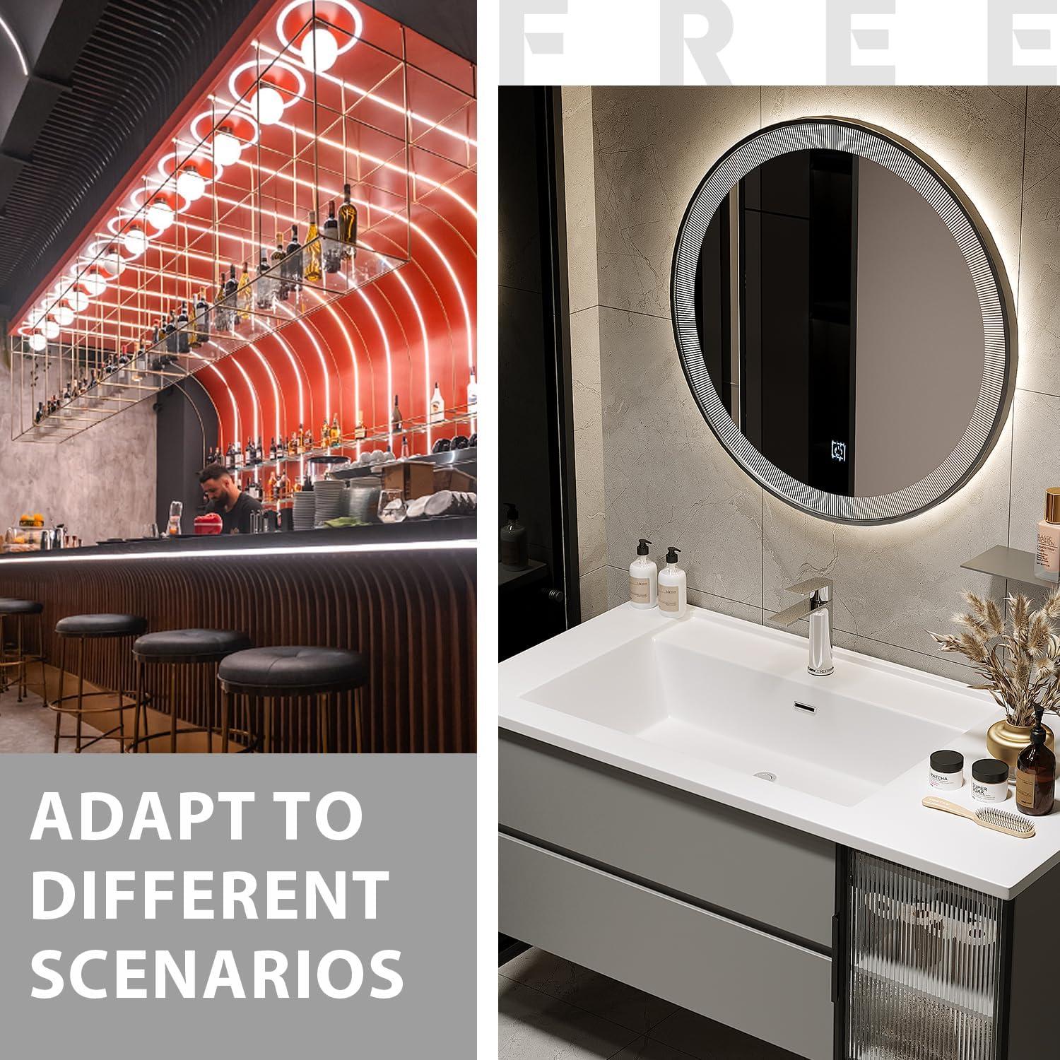 Tira LED de Neón Flexible Ollrieu 3m Impermeable para Decoración