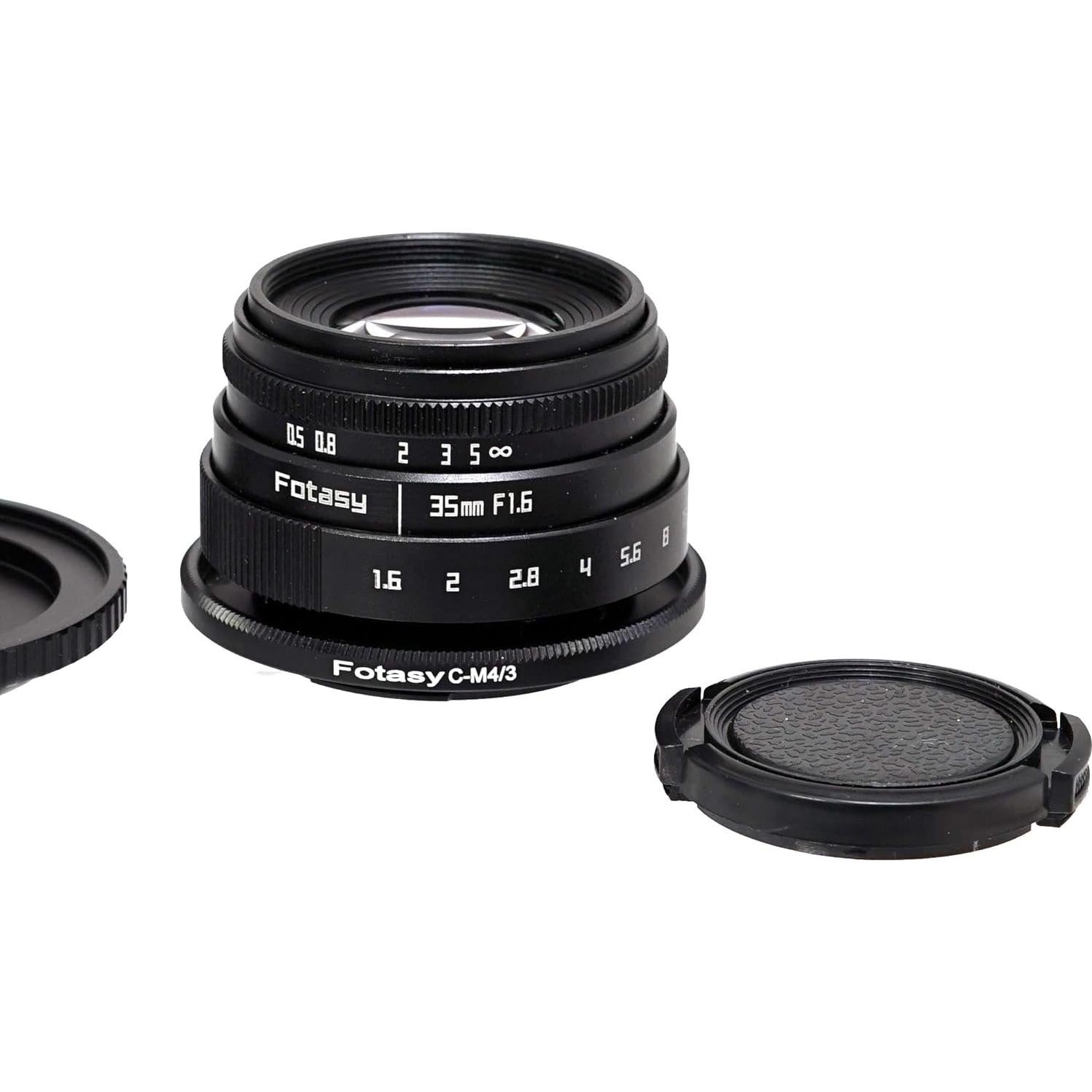 Lente Fotasy 35mm F1.6 Manual para Cámaras Sony E-Mount