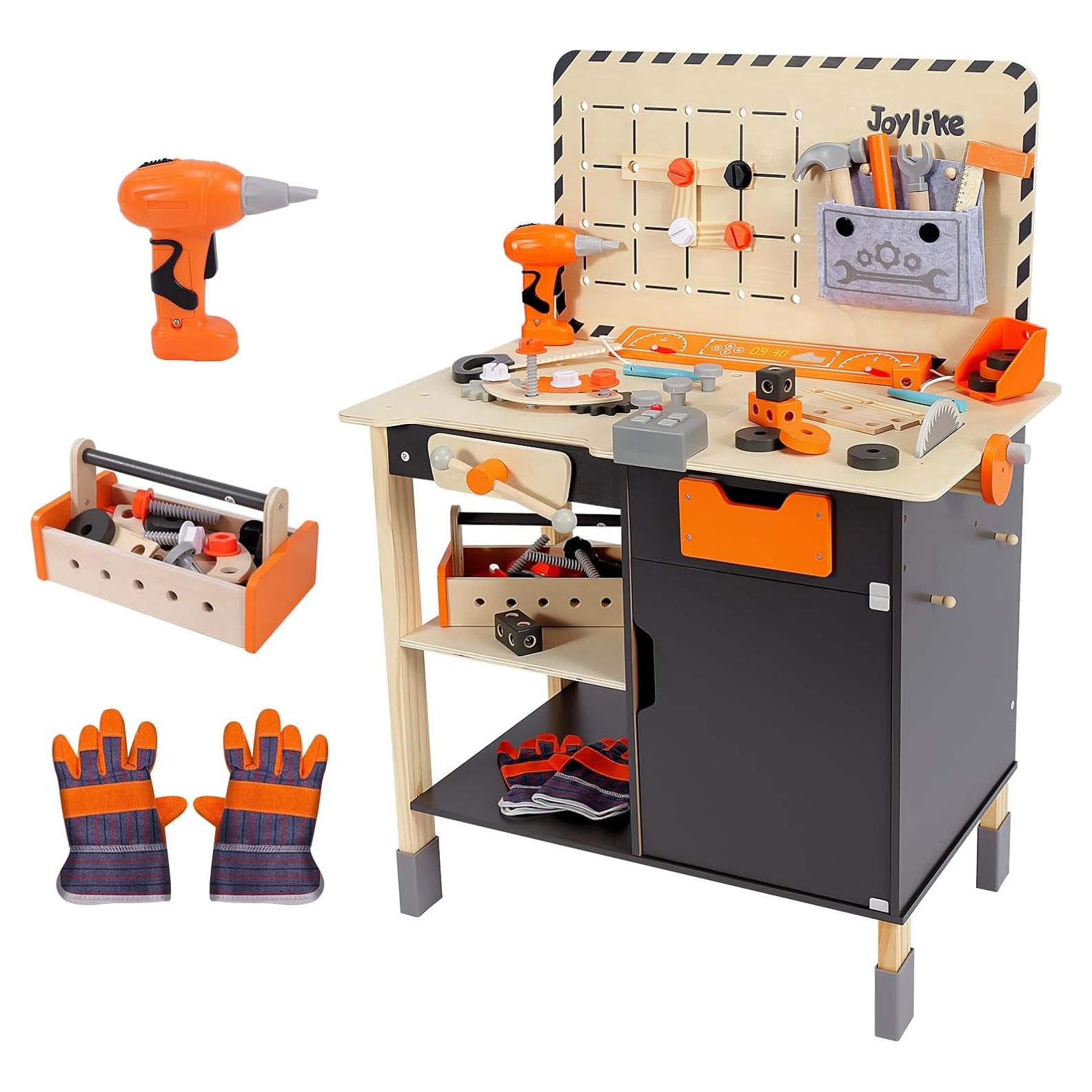 Juego de Herramientas de Madera Joylike para Niños 3-8 Años