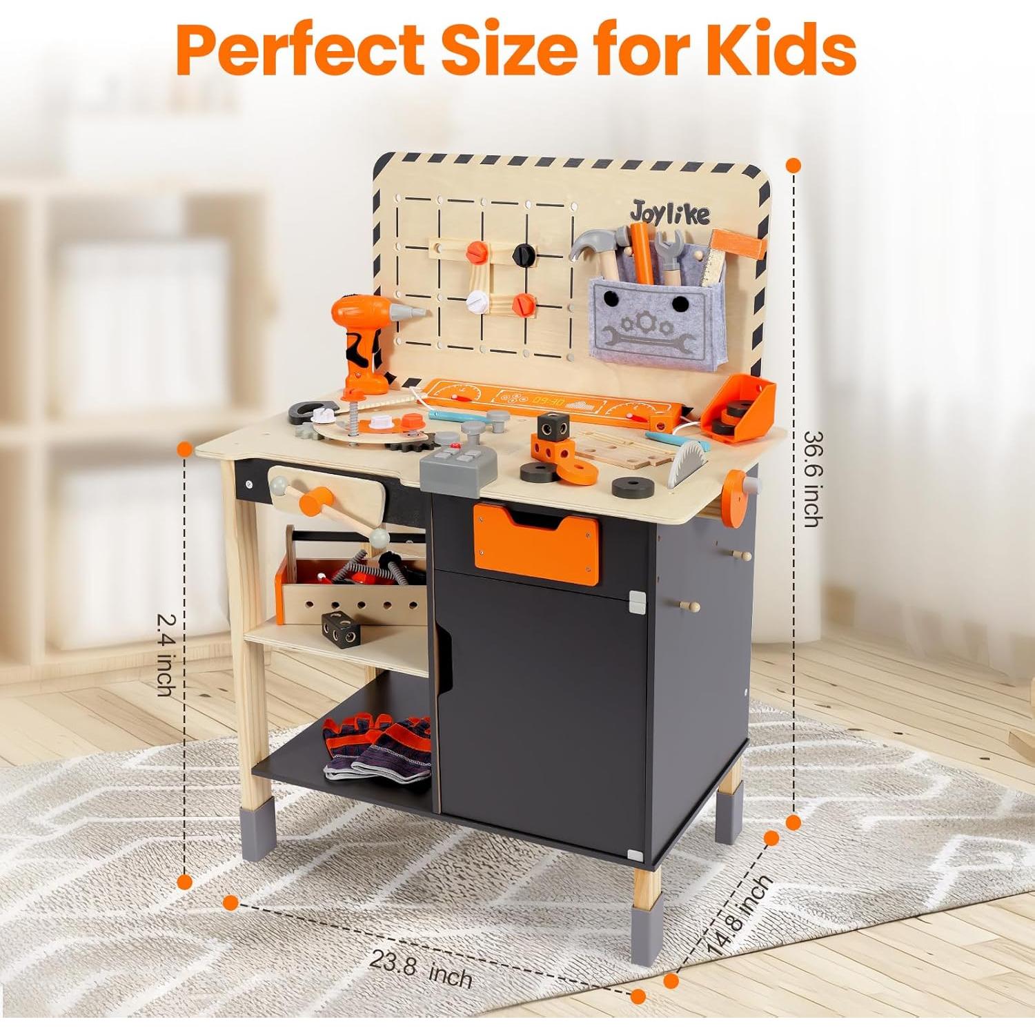 Juego de Herramientas de Madera Joylike para Niños 3-8 Años