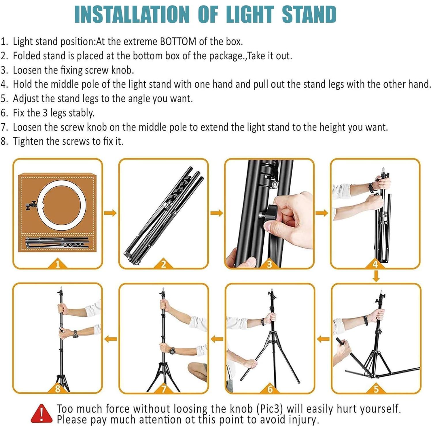 Luz de Anillo VILTROX VL-600T 45W 18" LED para Video