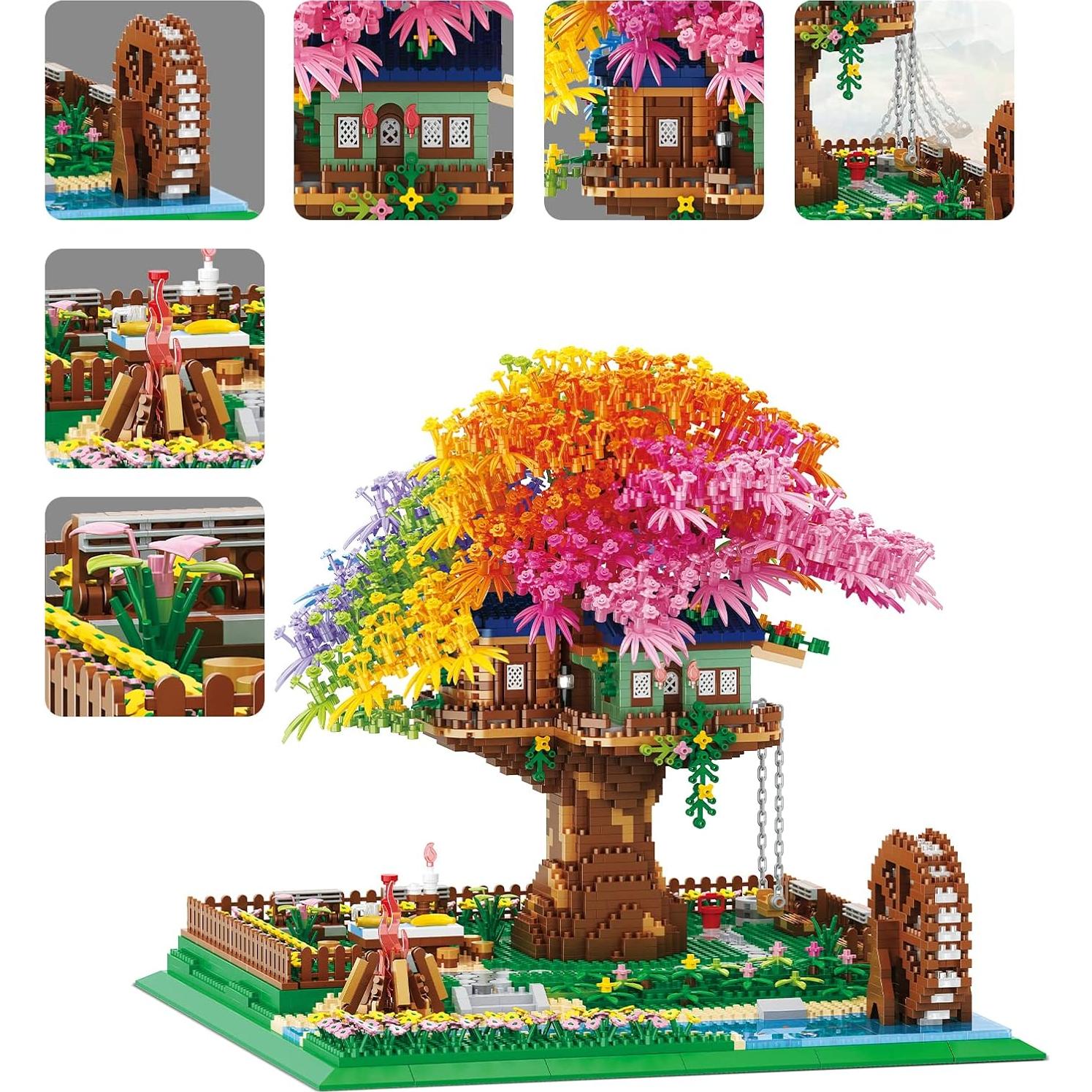 Set de Bloques de Construcción Kadablk Casa Árbol 4450 PCS