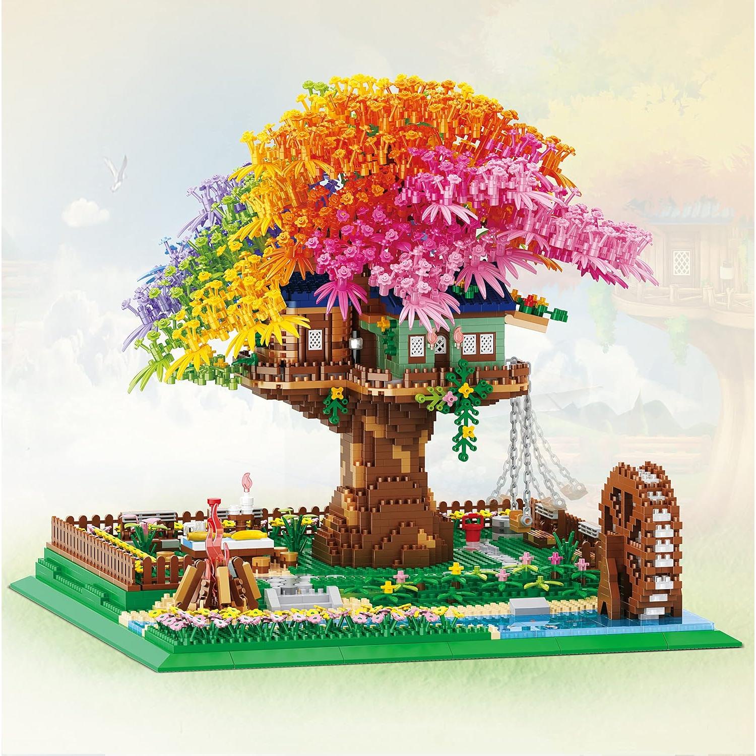 Set de Bloques de Construcción Kadablk Casa Árbol 4450 PCS