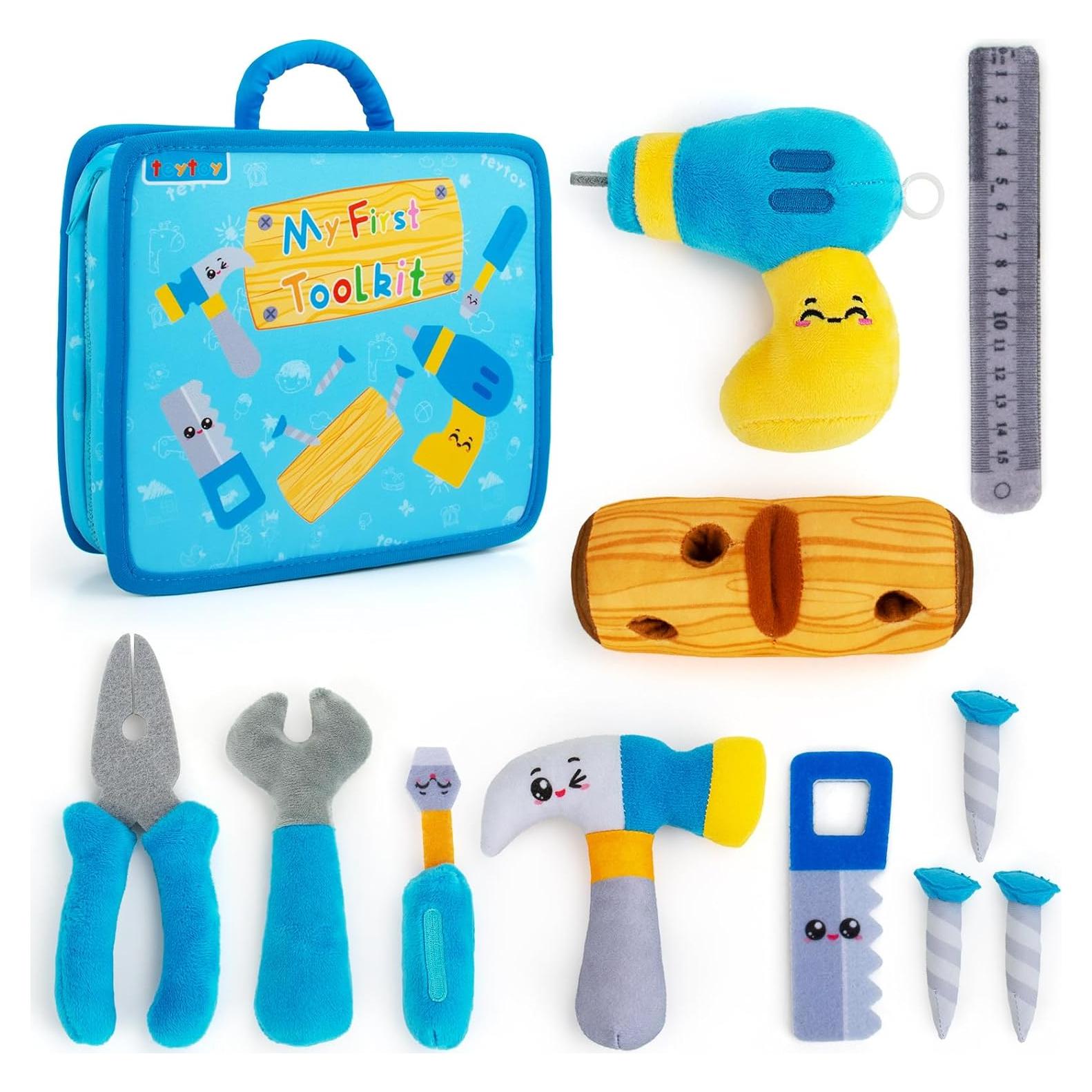 Set de herramientas de peluche Teytoy para bebés 1-5 años