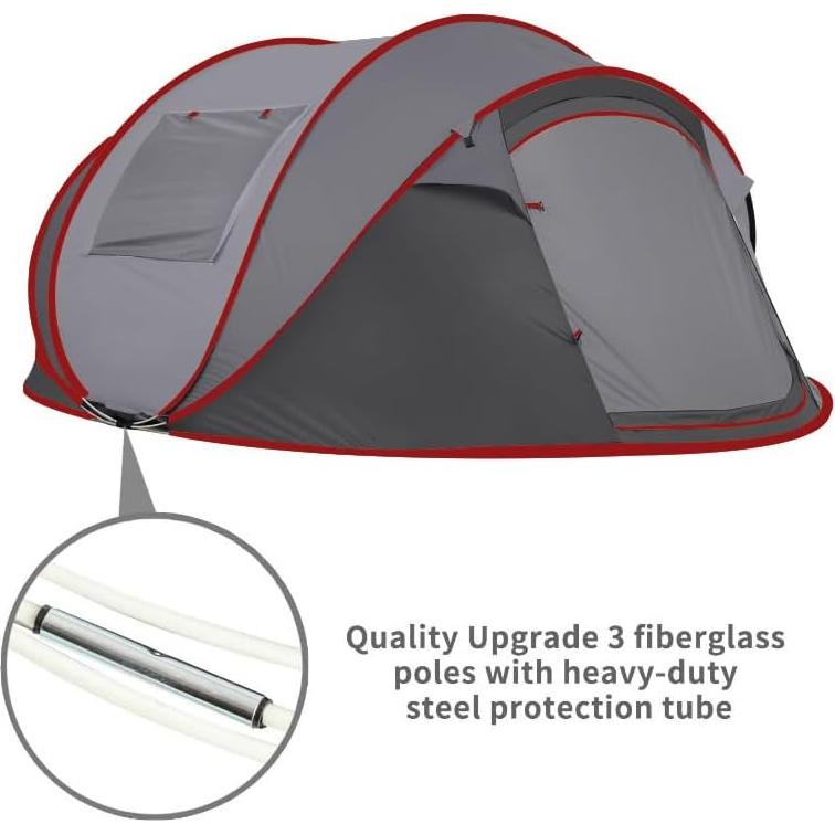 Carpa de Camping NIUEVLRS 6 Personas Impermeable Automática