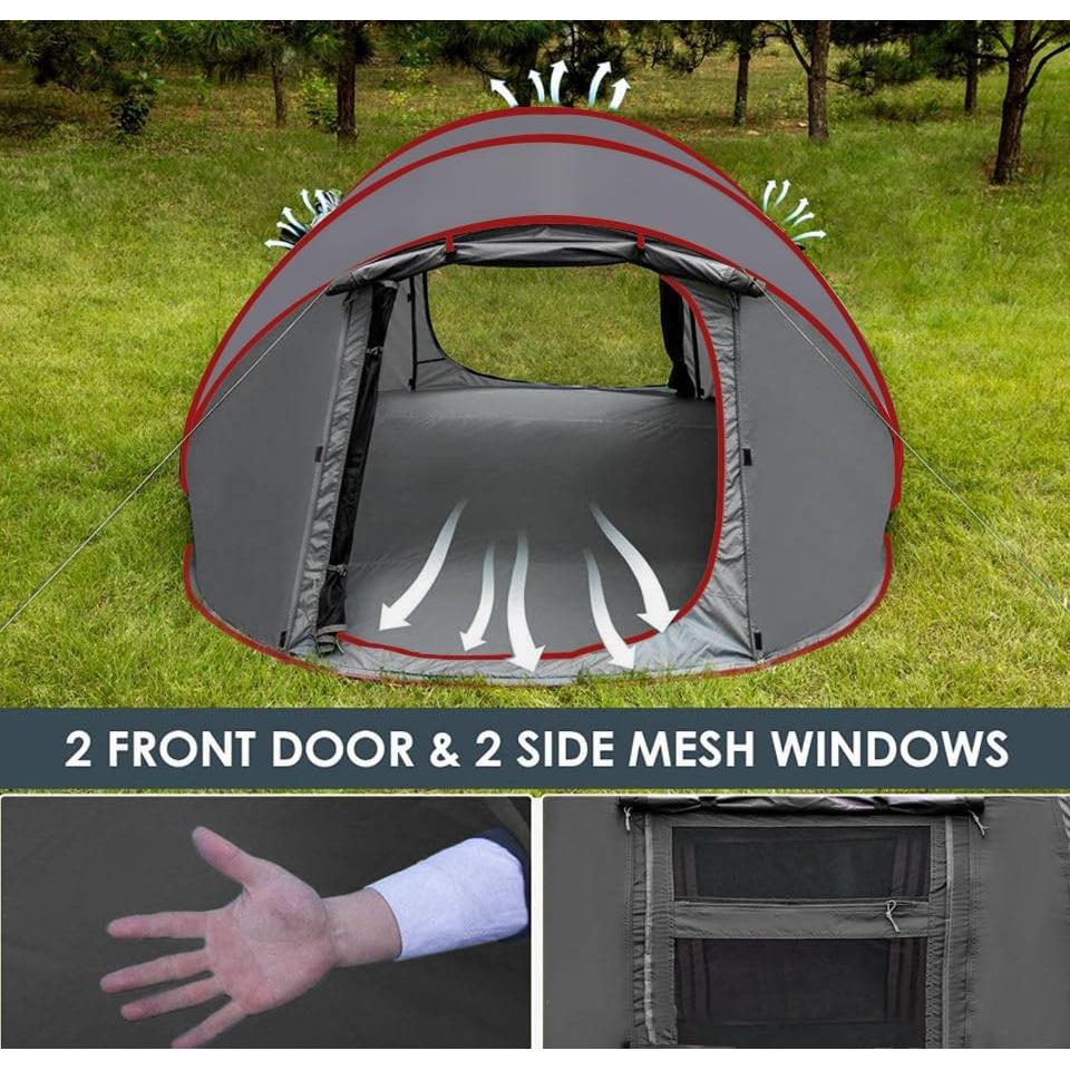 Carpa de Camping NIUEVLRS 6 Personas Impermeable Automática