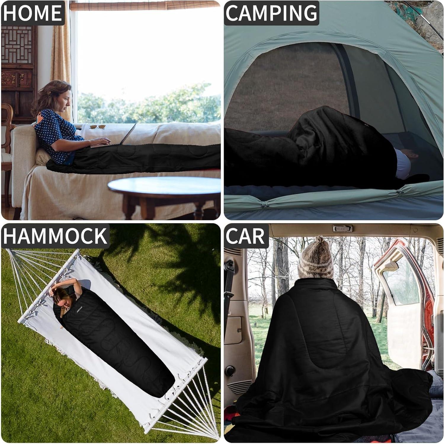 Saco de dormir momia JAICOM 0°C a -9°C para 1 persona