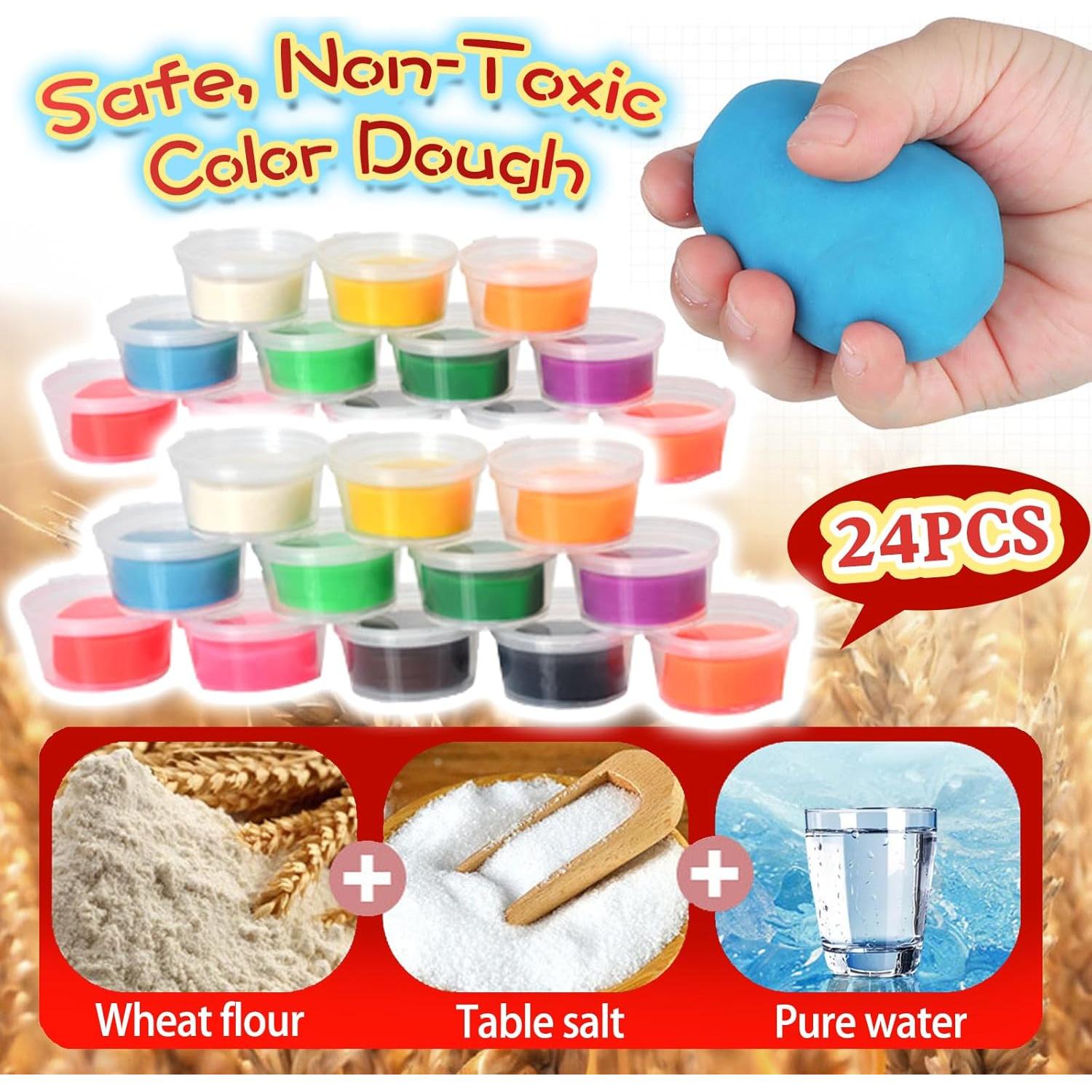 Juego de Masa 2 en 1 CORPER TOYS con Fideos y Hamburguesas