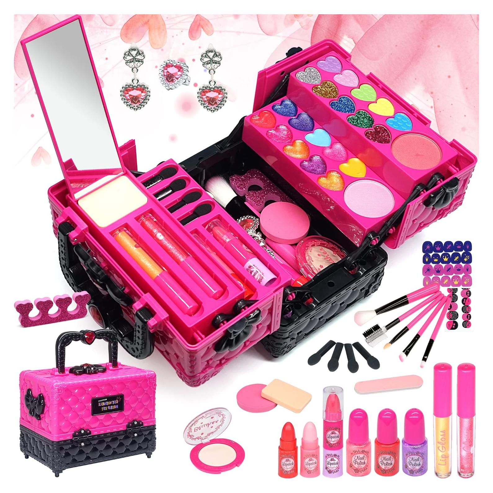 Kit de Maquillaje ROKKES para Niñas 52 Piezas Lavable