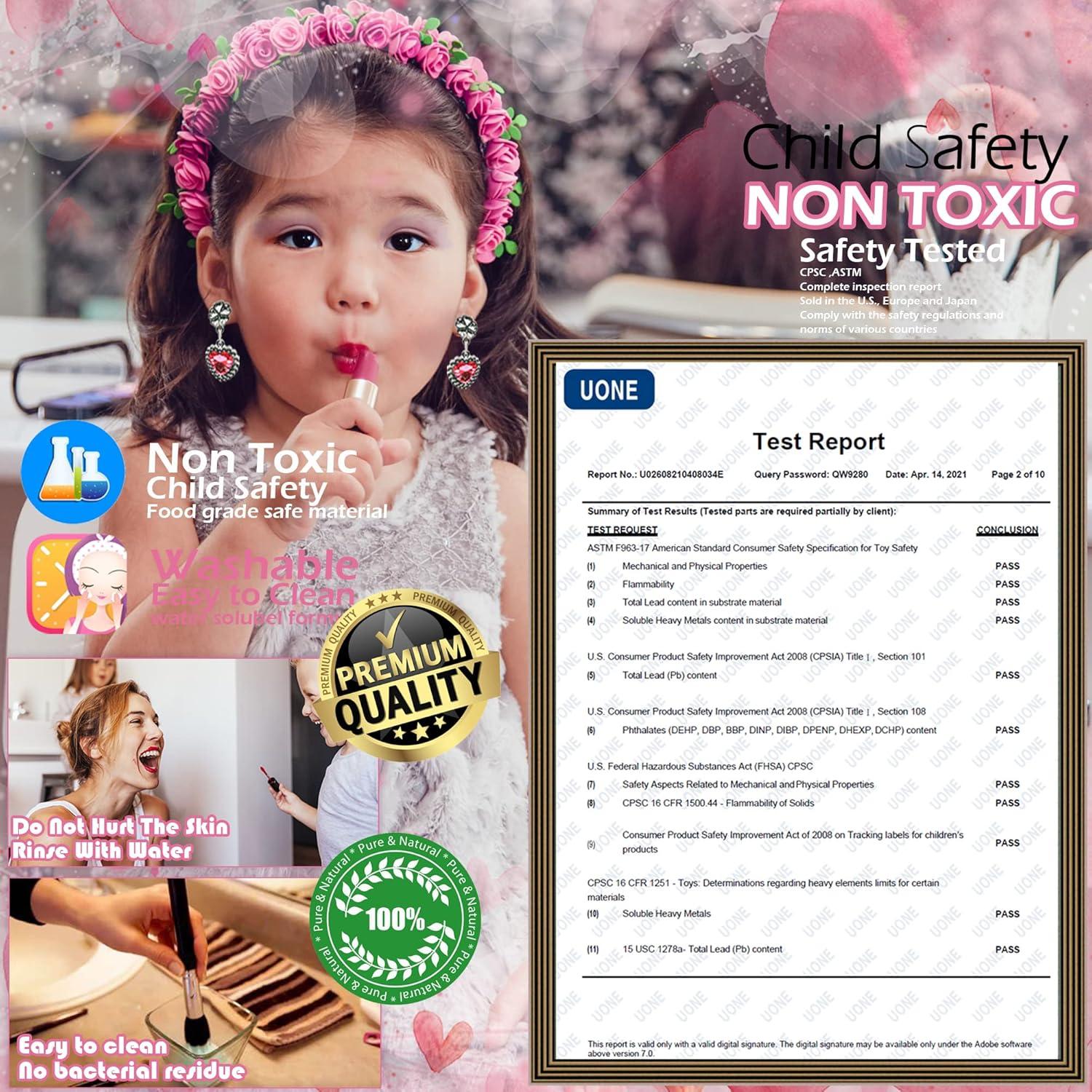 Kit de Maquillaje ROKKES para Niñas 52 Piezas Lavable