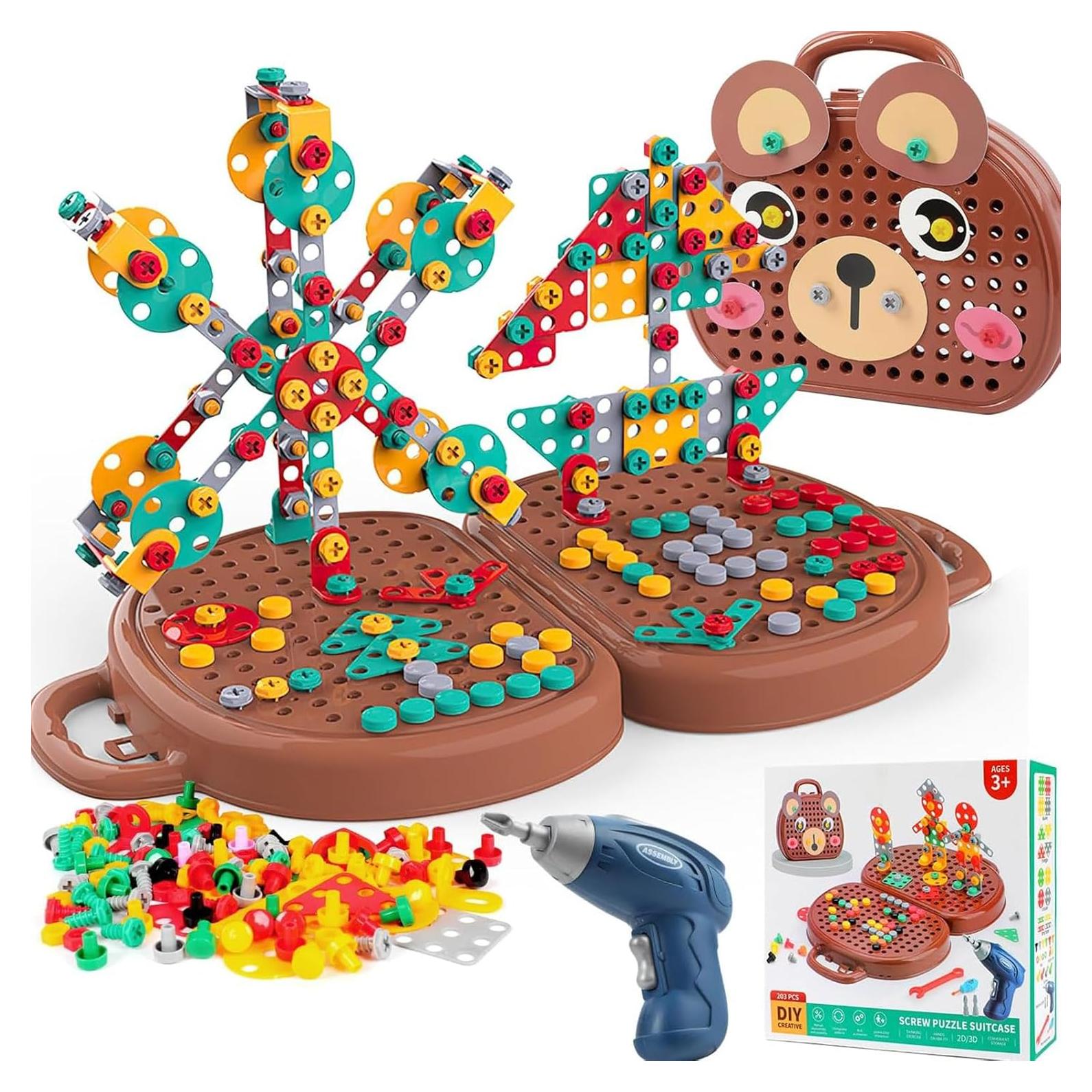 Caja de Herramientas Montessori Kaxanpi 204 Piezas para Niños