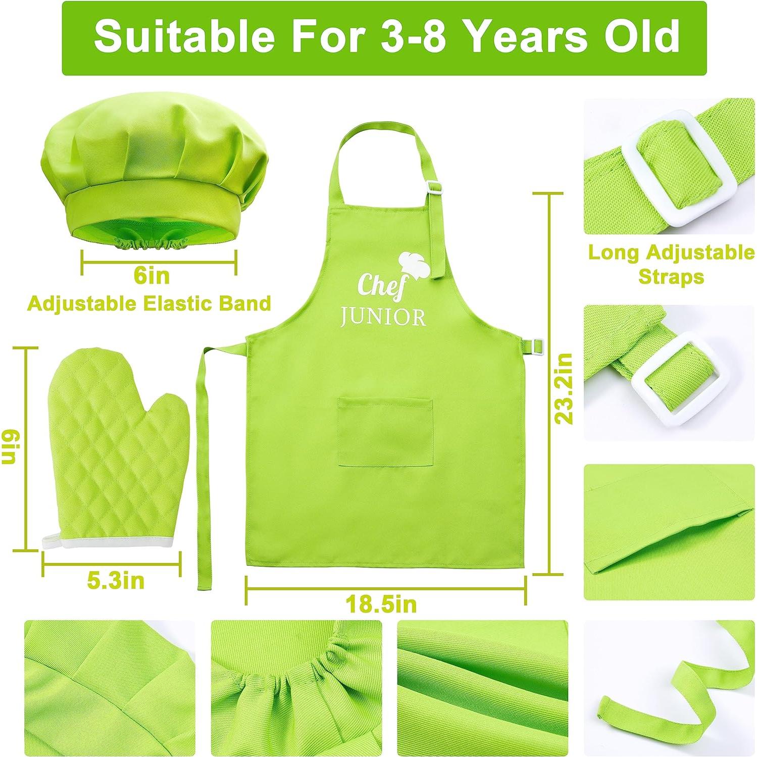 Juego de Cocina para Niños Carolart con Utensilios y Delantal