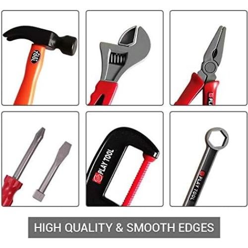 Juego de herramientas para niños KEJIH 21 piezas con caja