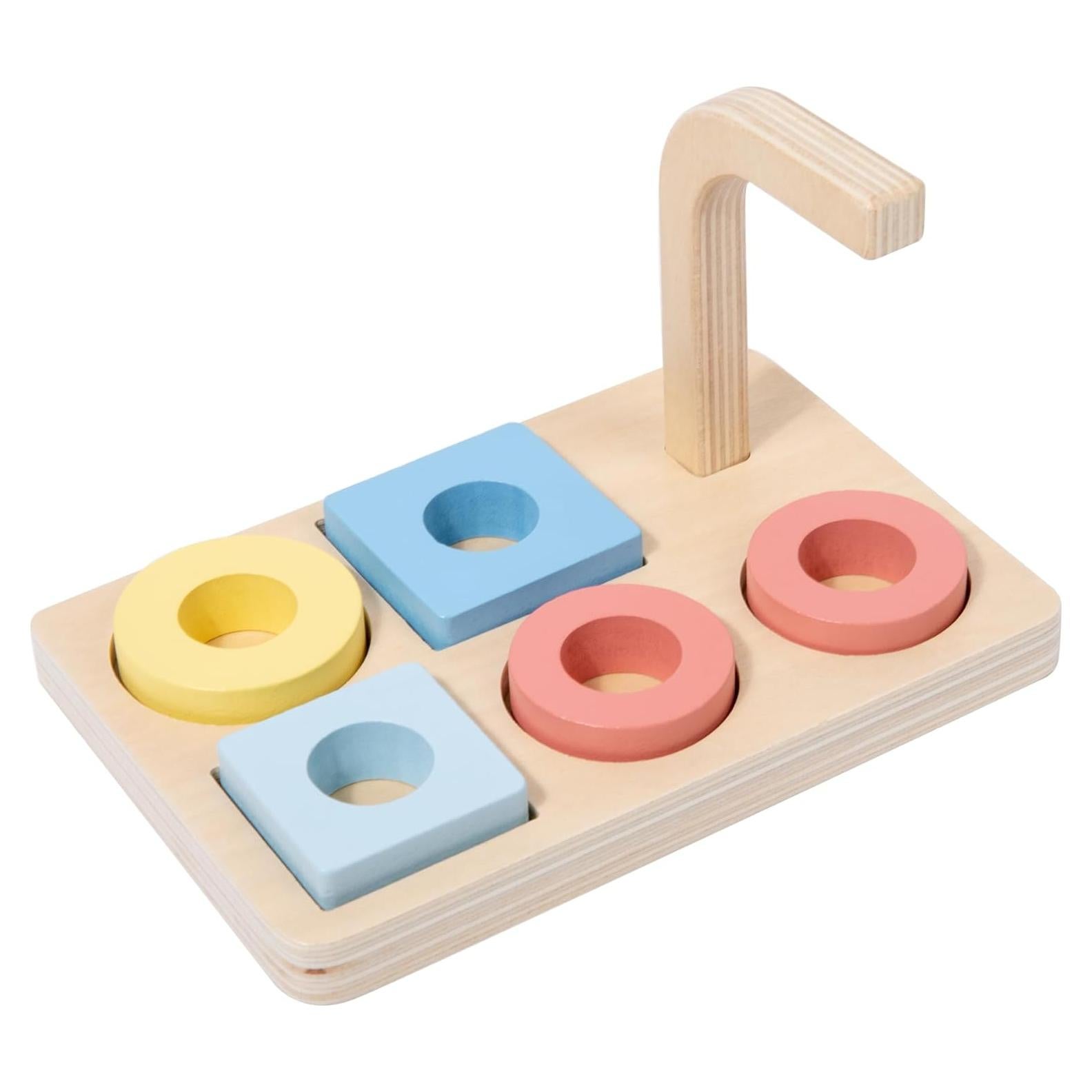 Anillo de Apilamiento Montessori Adena - Juguete Educativo 0-1 Años