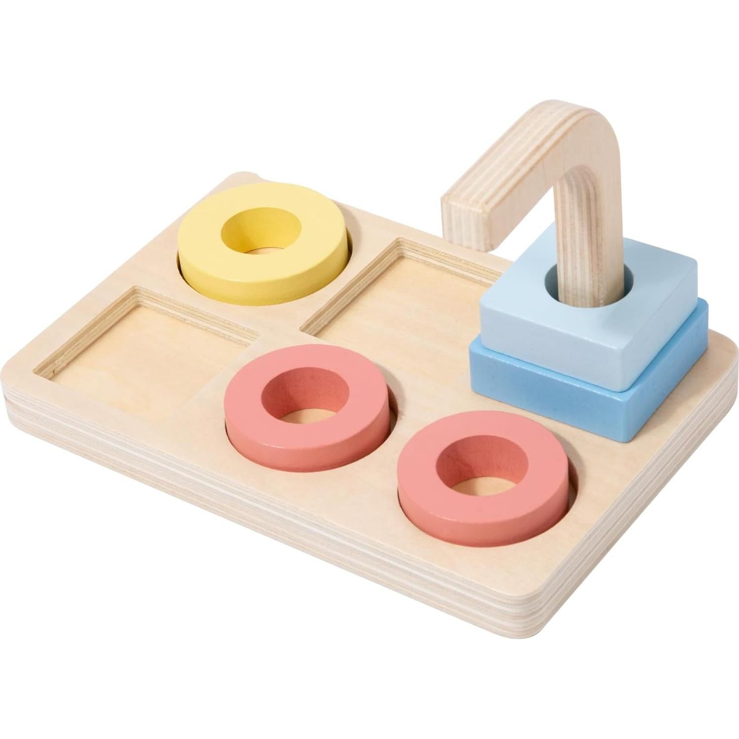 Anillo de Apilamiento Montessori Adena - Juguete Educativo 0-1 Años