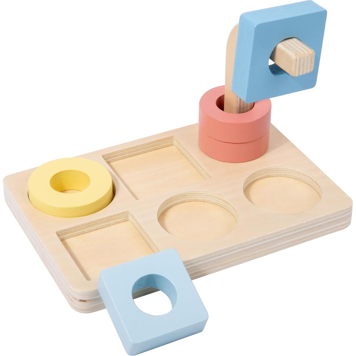 Anillo de Apilamiento Montessori Adena - Juguete Educativo 0-1 Años