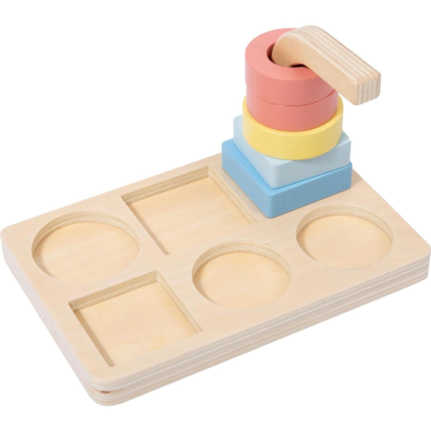 Anillo de Apilamiento Montessori Adena - Juguete Educativo 0-1 Años