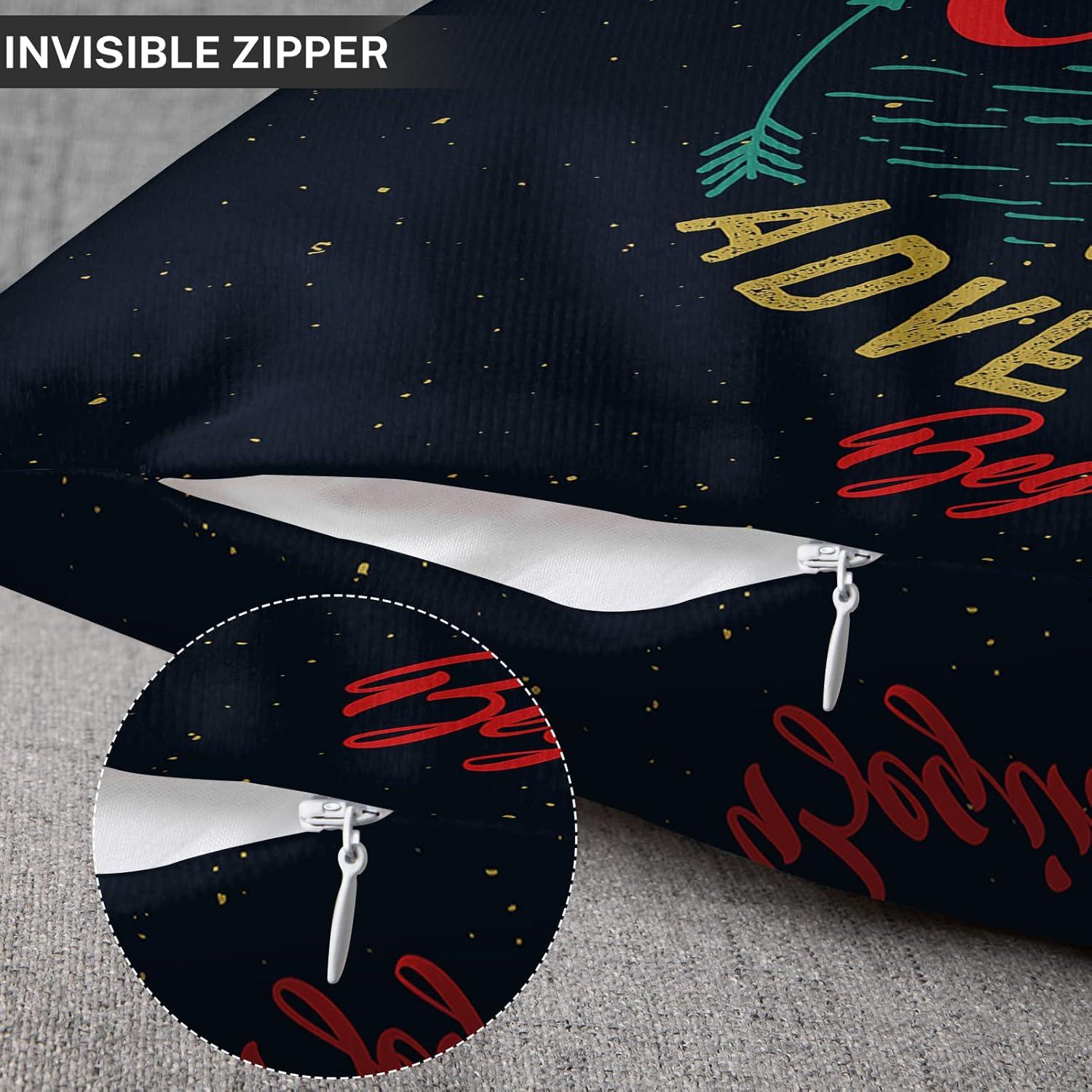 Conjunto 4 Fundas de Cojín Decorativas Emvency 40x40 cm