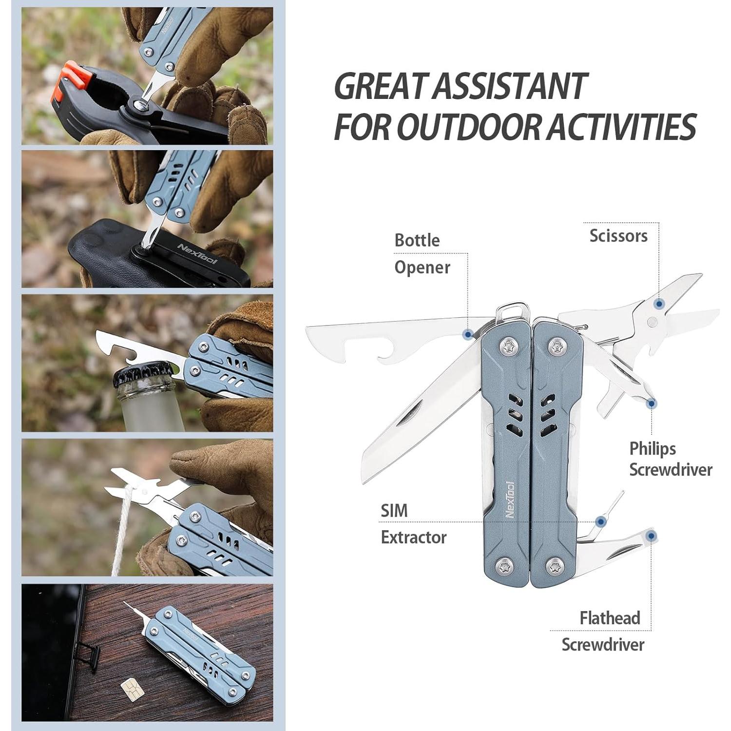 Multiherramienta de llavero NEXTOOL Mini Sailor S11 11-en-1