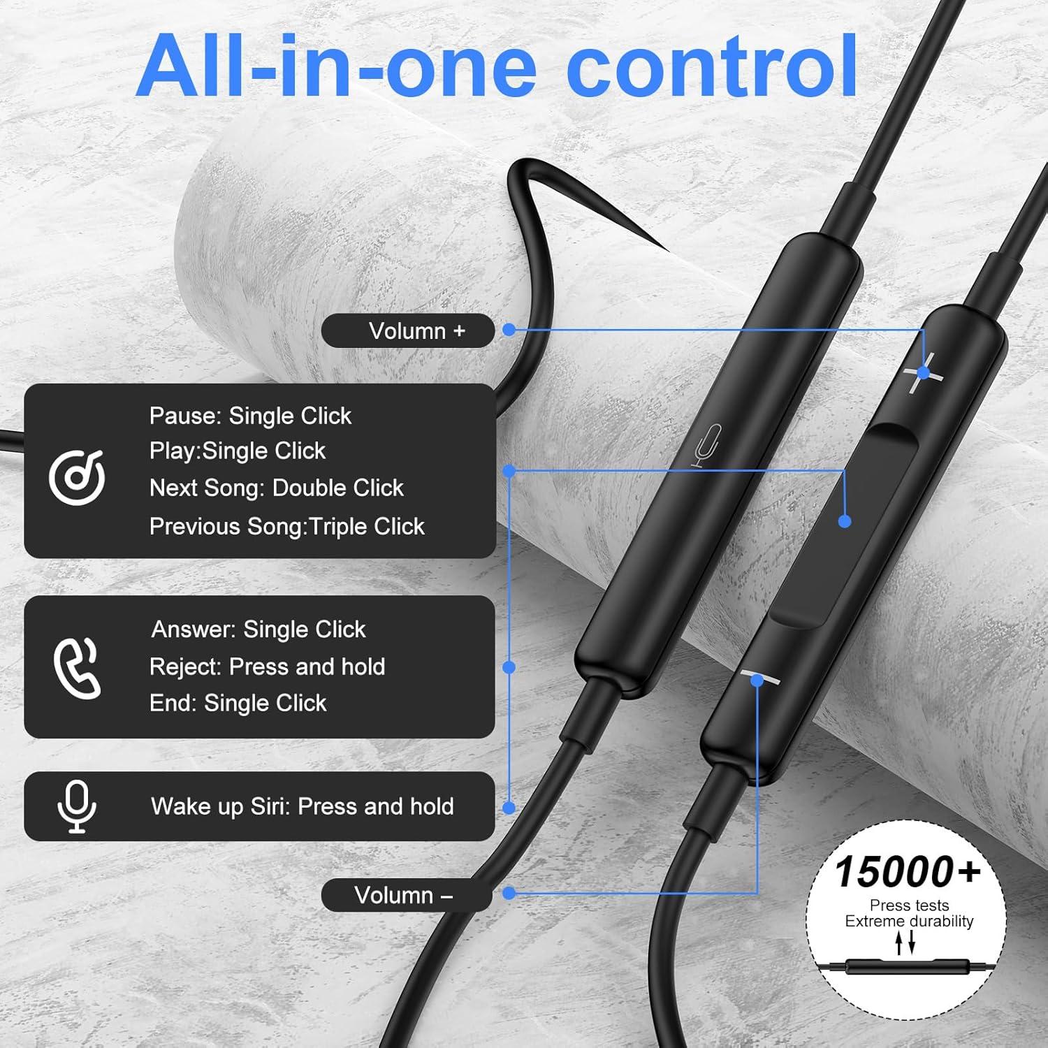 Auriculares USB C Antool con Micrófono para Samsung y iPhone