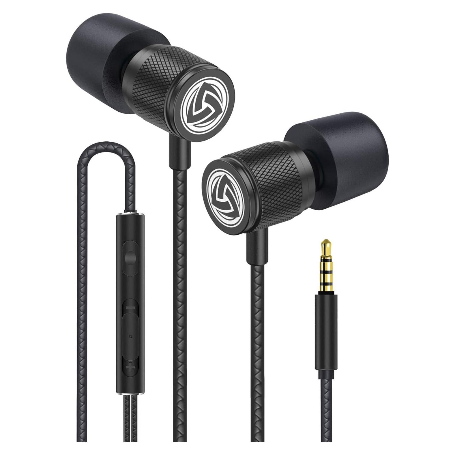 Auriculares In-Ear LUDOS ULTRA con Micrófono 1.28m Negro