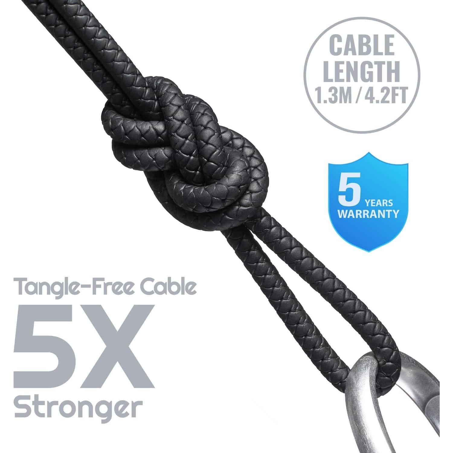 Auriculares In-Ear LUDOS ULTRA con Micrófono 1.28m Negro