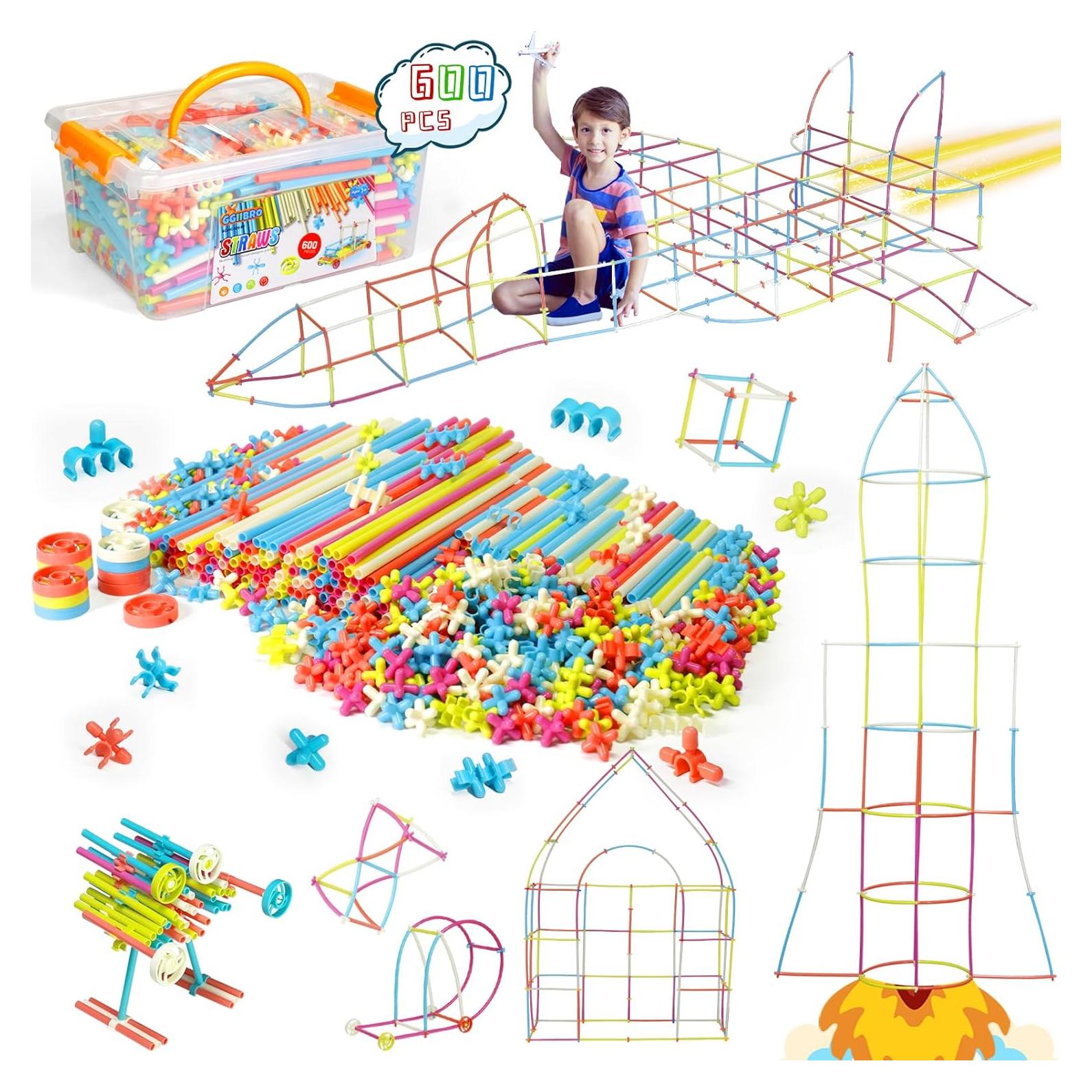 Juguete de Construcción STEM Ggiibro 600Pcs Macaron para Niños