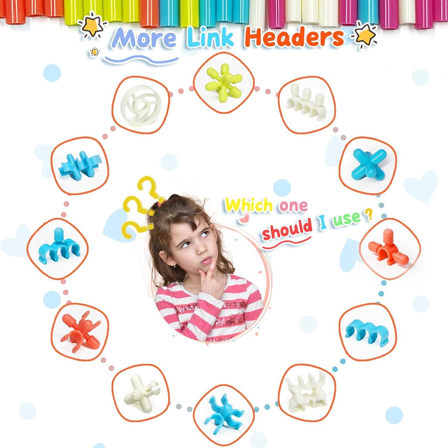 Juguete de Construcción STEM Ggiibro 600Pcs Macaron para Niños