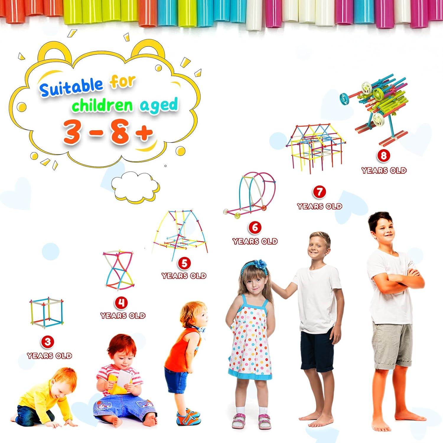 Juguete de Construcción STEM Ggiibro 600Pcs Macaron para Niños