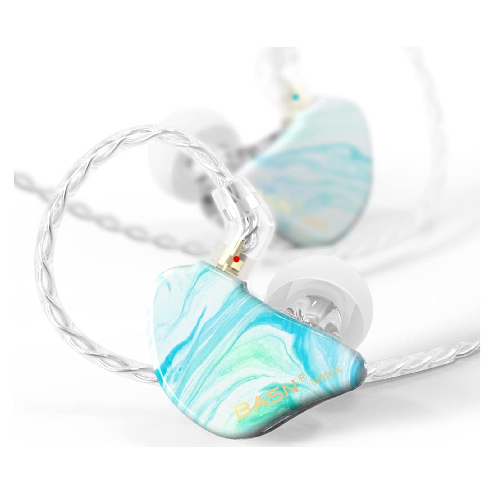 Auriculares in ear BASN Bsinger MMCX HiFi 3 Controladores