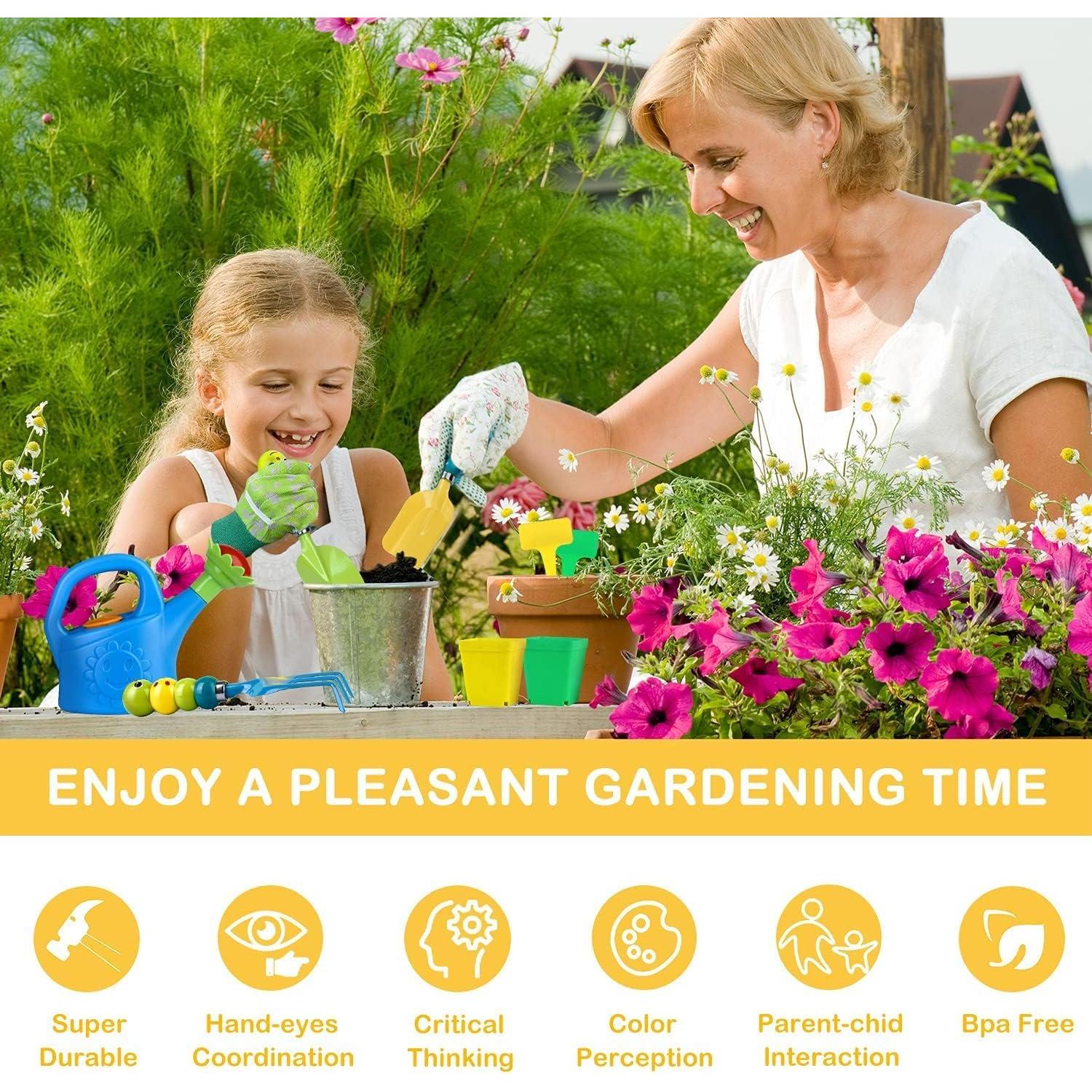 Juego de Jardinería para Niños 12 PCS Vivianan Verde