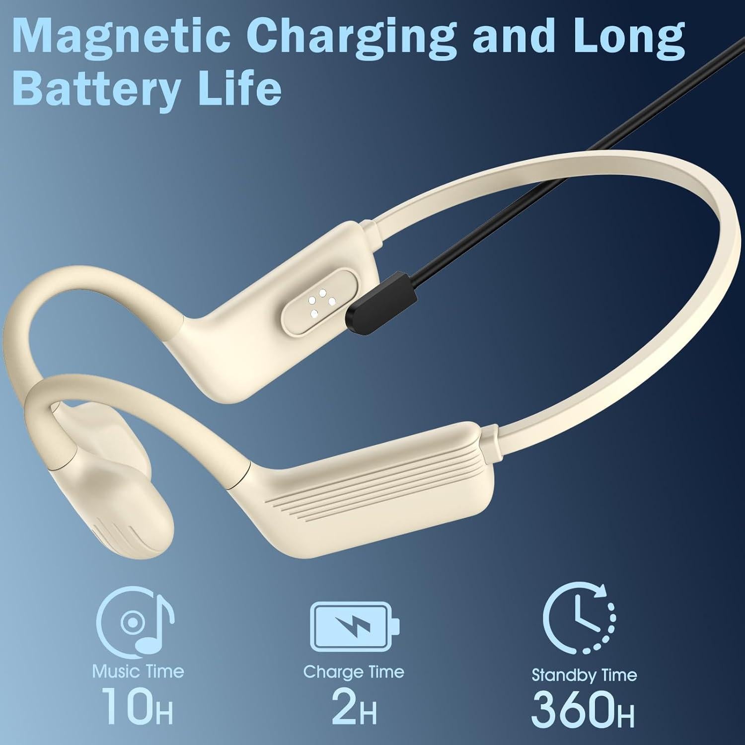 Auriculares de Conducción Ósea Impermeables IP68 LiteSurge 32GB