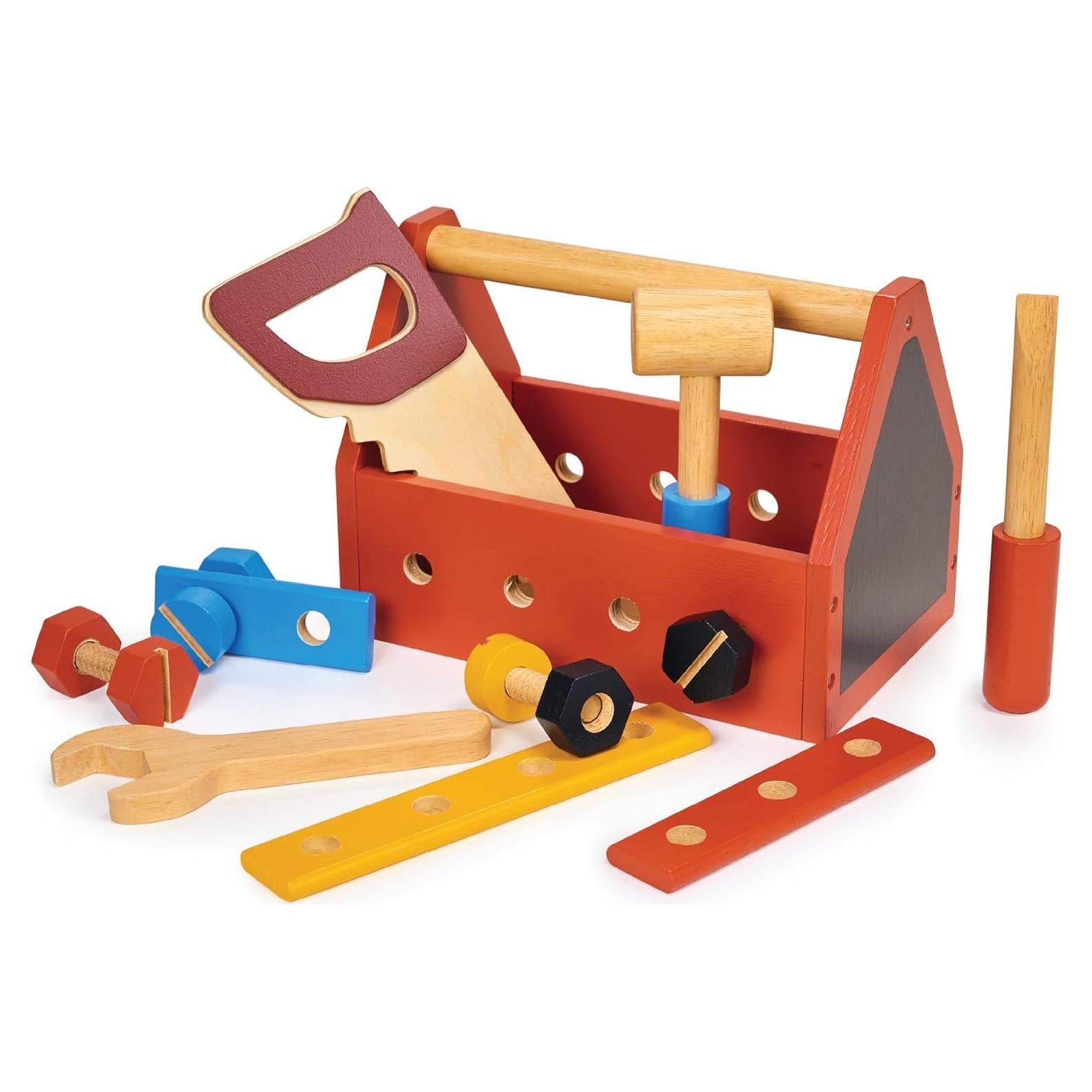 Kit de Herramientas de Madera Mentari - Juego de Construcción 3+