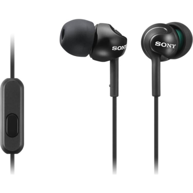 Auriculares Sony MDREX110AP con micrófono y control - Negro
