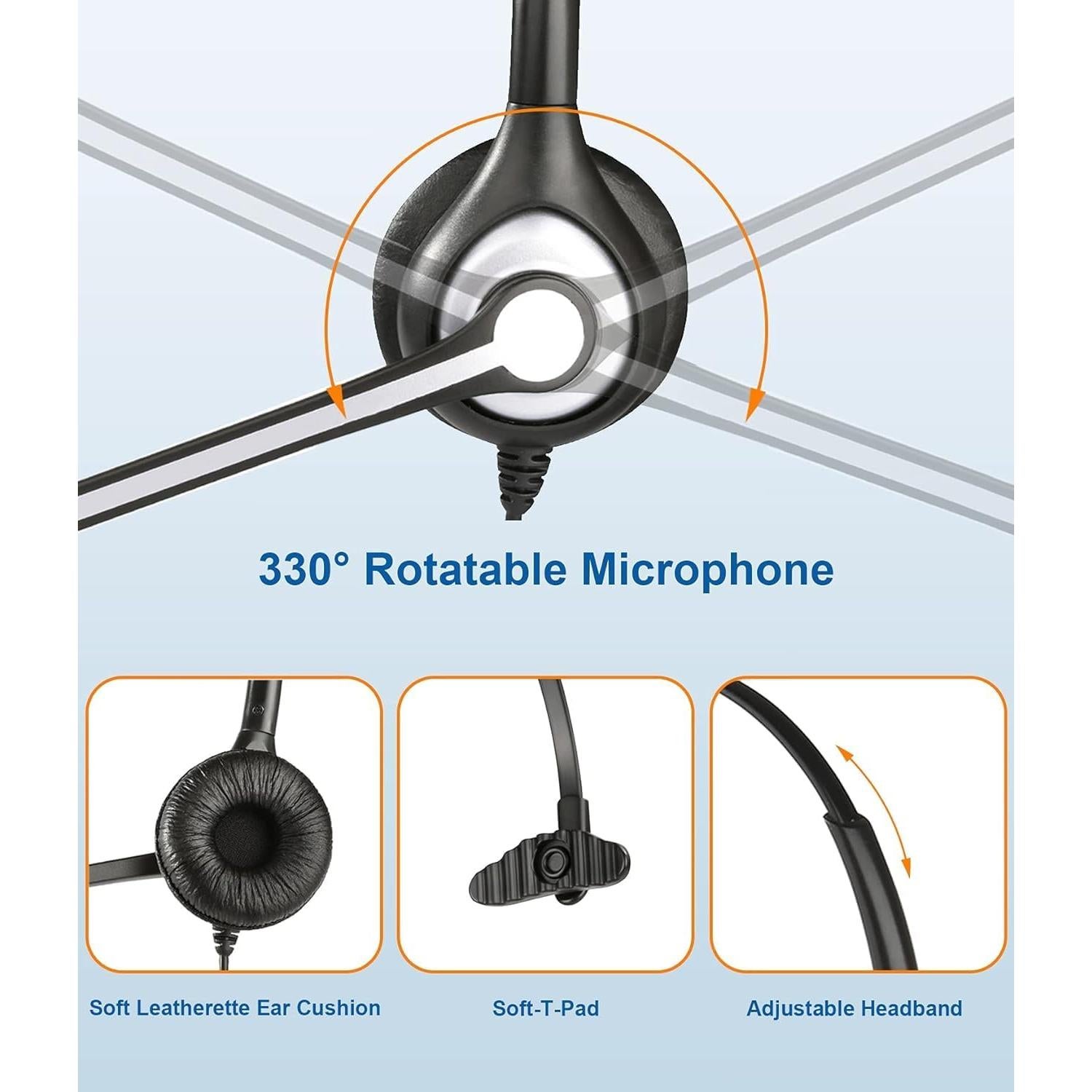 Auricular Wantek A600F-3.5 con micrófono cancelador de ruido