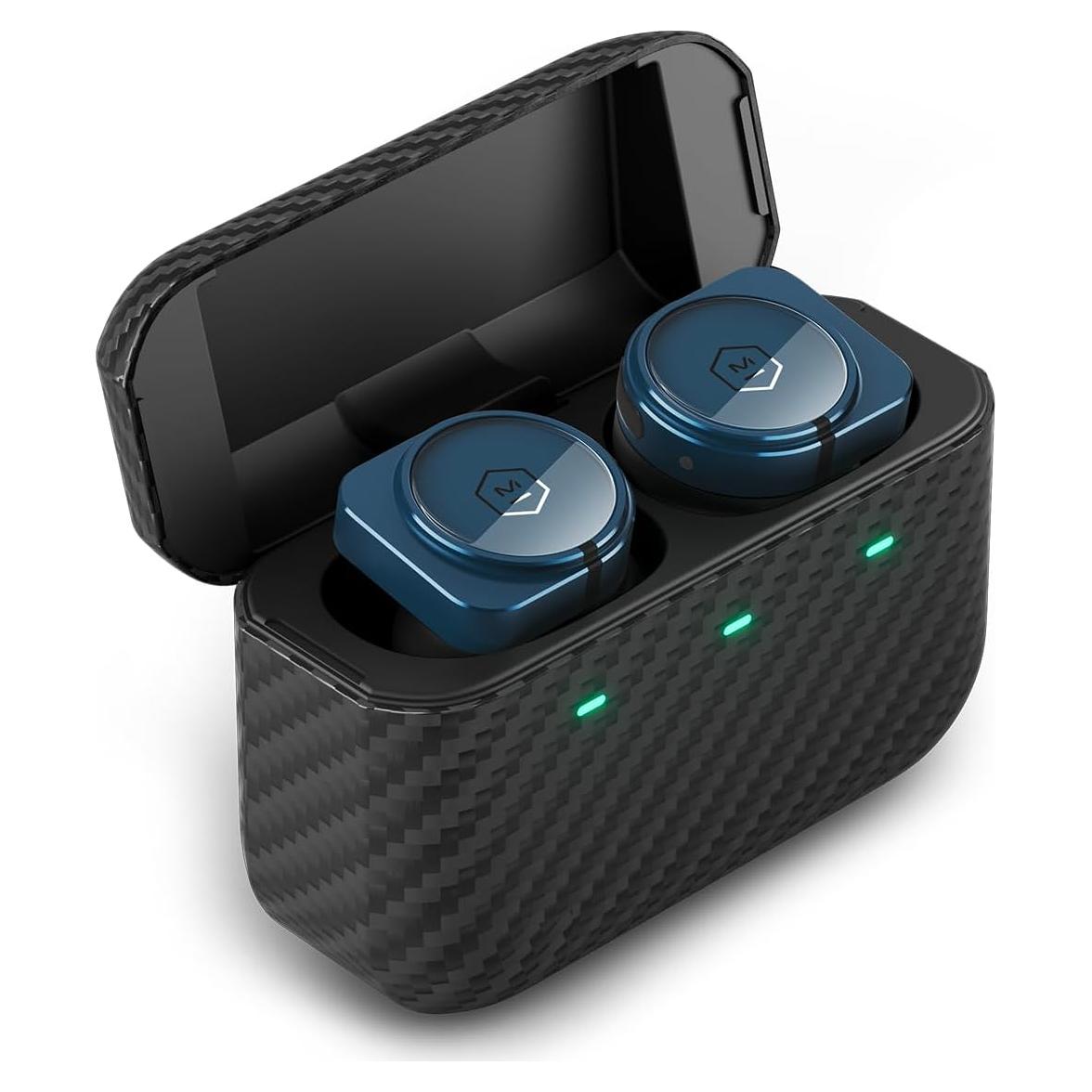 Auriculares Inalámbricos Master & Dynamic MW09 Azul con ANC