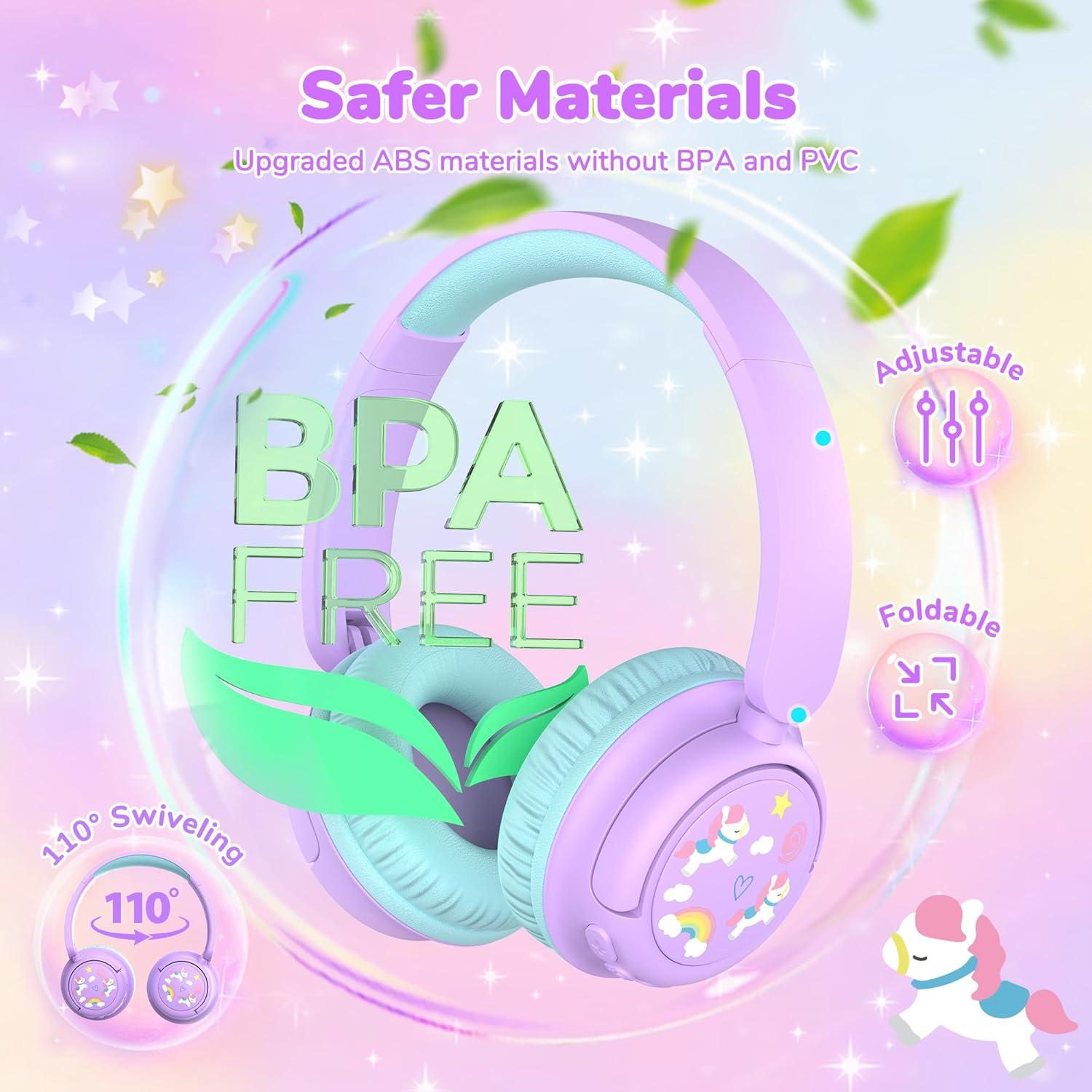 Auriculares Bluetooth iClever BTH22 para Niños 60H 74/85dBA