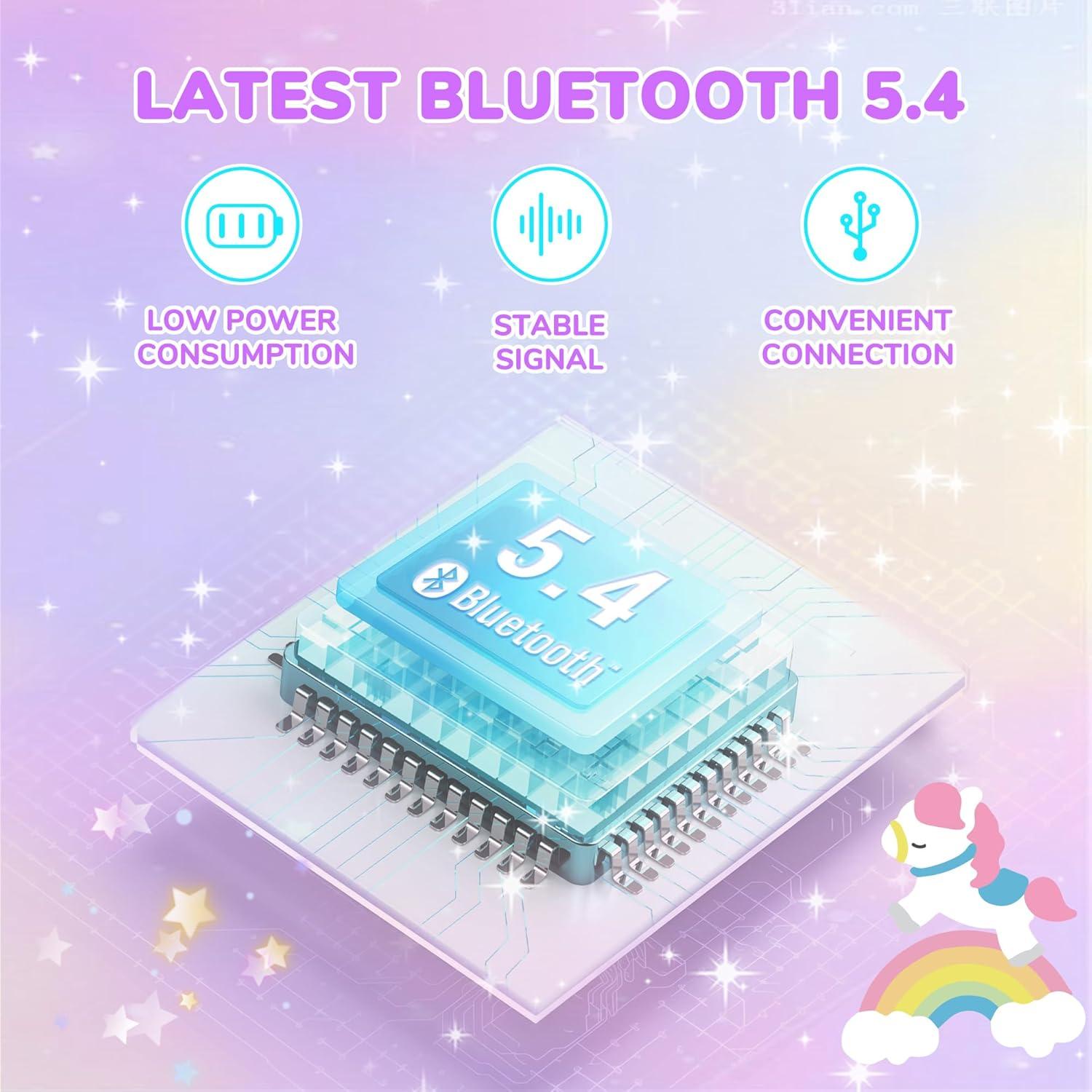 Auriculares Bluetooth iClever BTH22 para Niños 60H 74/85dBA