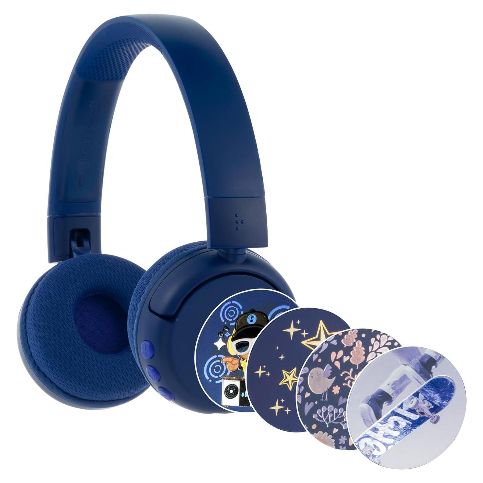 Auriculares Bluetooth Plegables Onanoff BuddyPhones PopFun Azul - SafeAudio 85/94dB