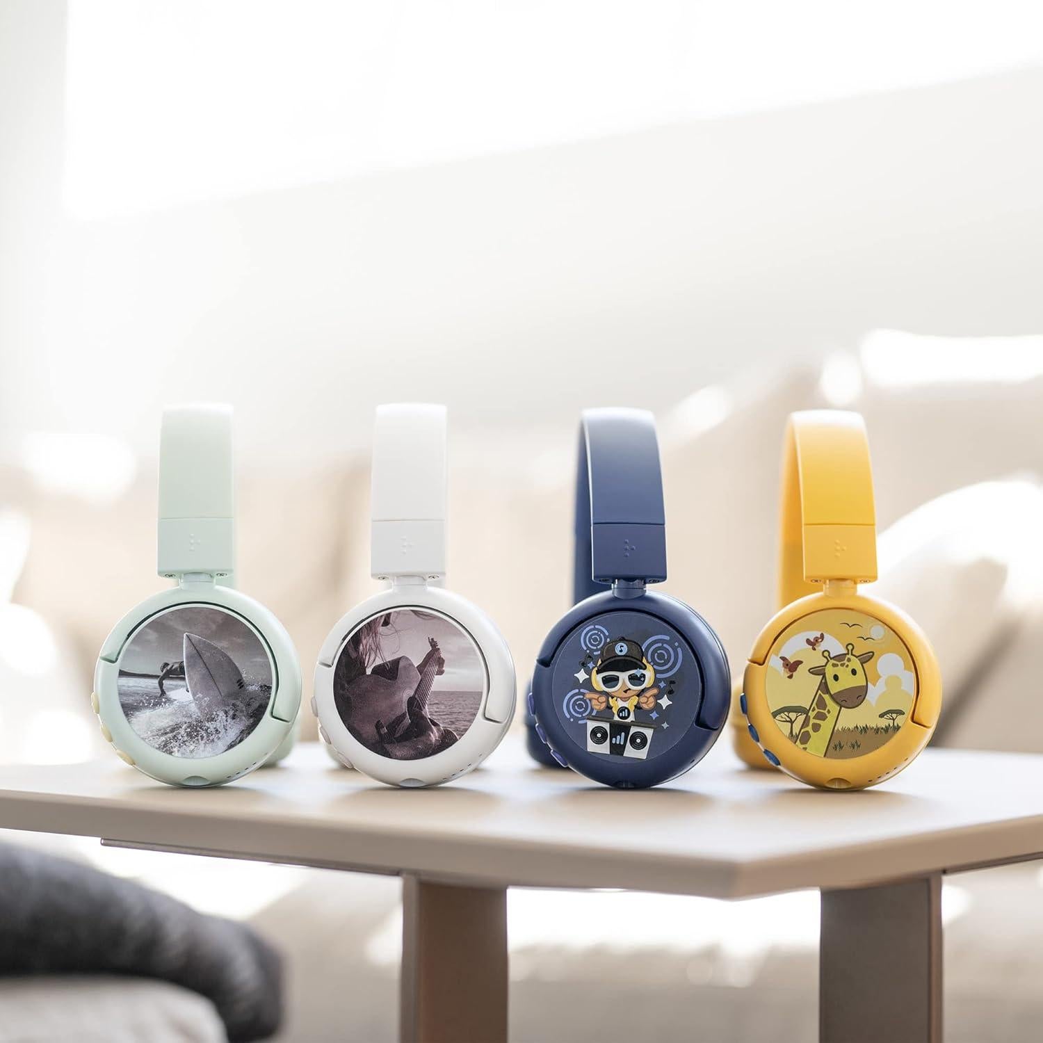 Auriculares Bluetooth Plegables Onanoff BuddyPhones PopFun Azul - SafeAudio 85/94dB