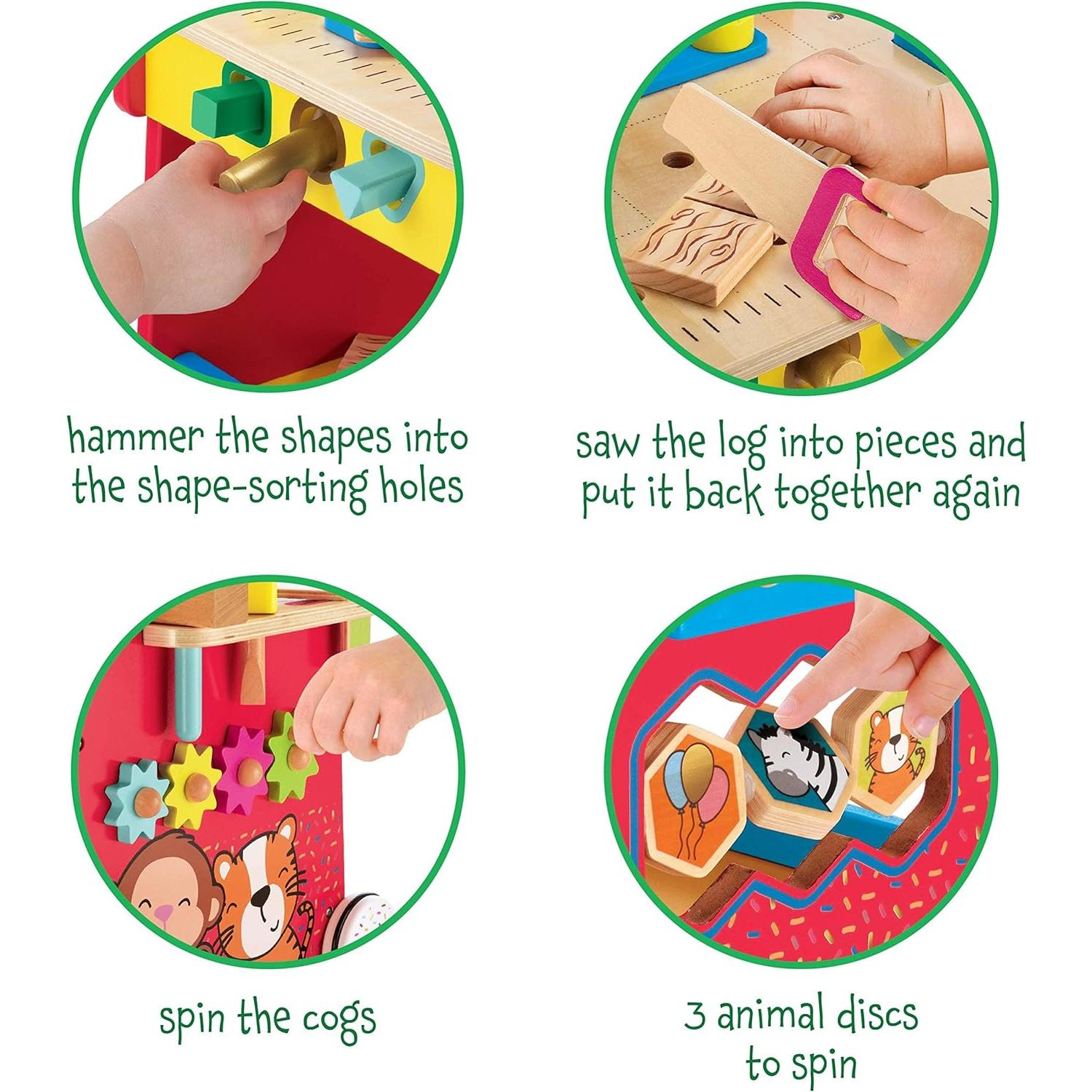 Banco de Trabajo de Madera Centro de Aprendizaje 22 Accesorios