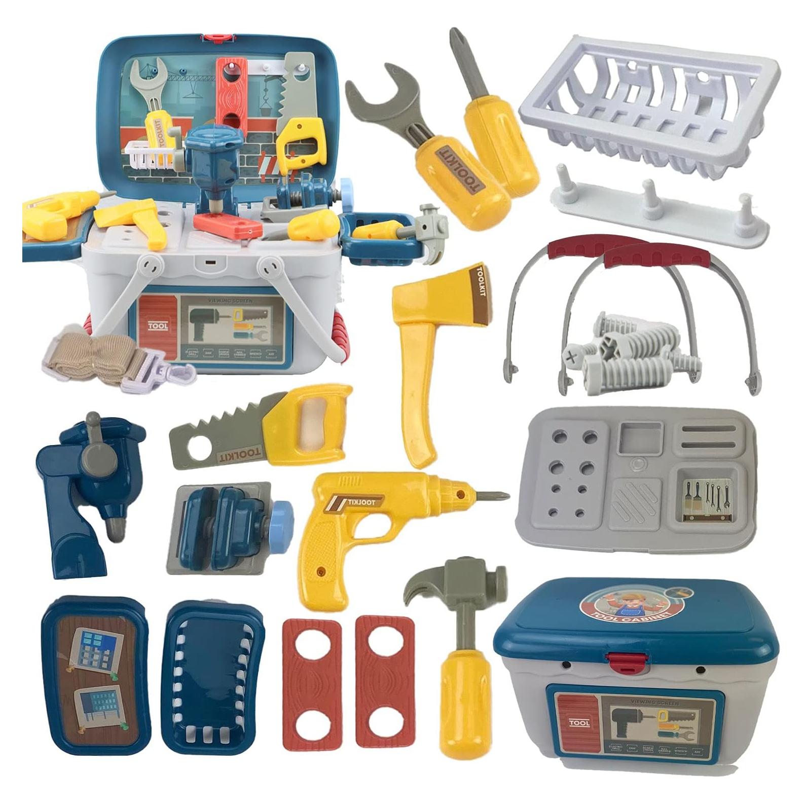 Juego de Herramientas Portátil Shape28 36 Piezas para Niños