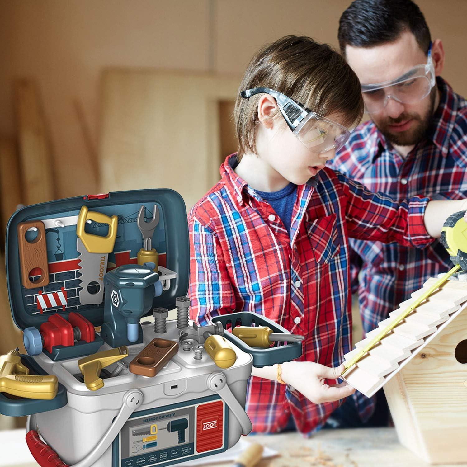 Juego de Herramientas Portátil Shape28 36 Piezas para Niños