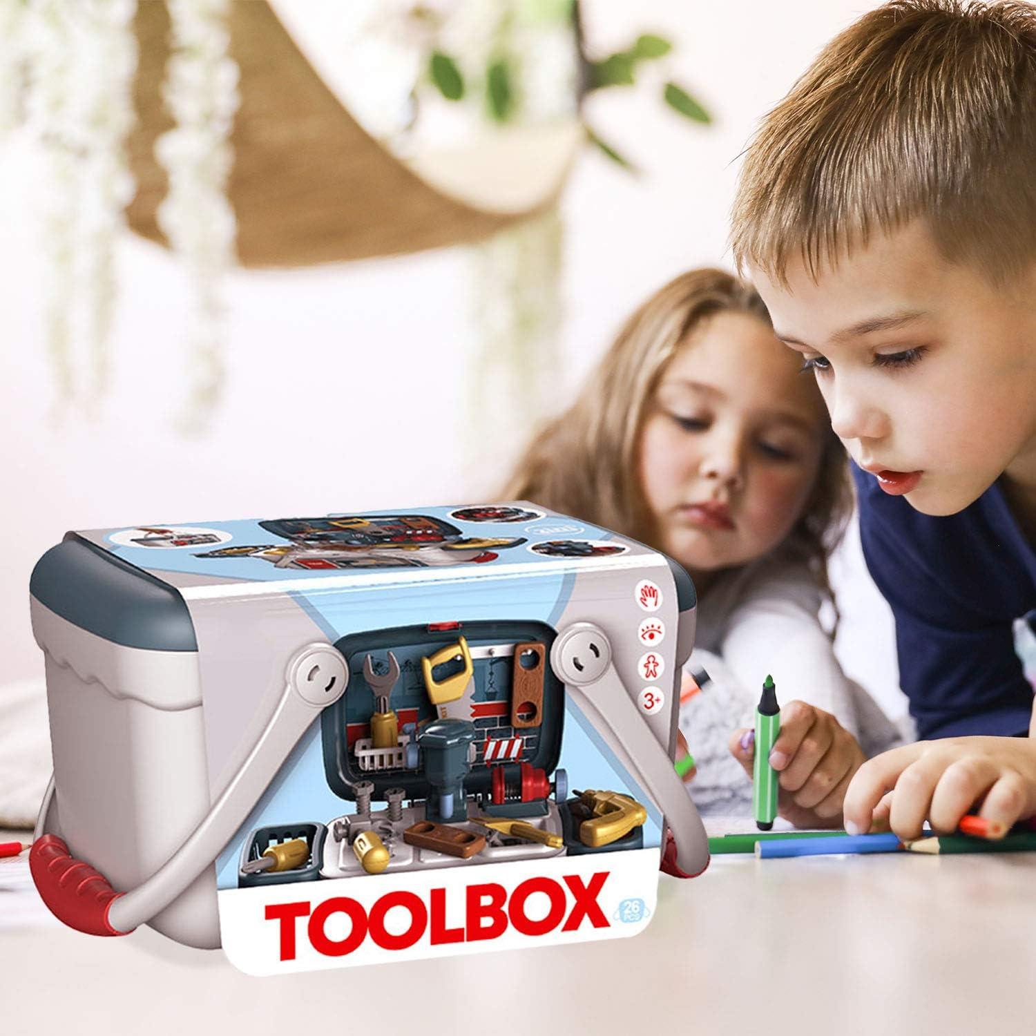 Juego de Herramientas Portátil Shape28 36 Piezas para Niños