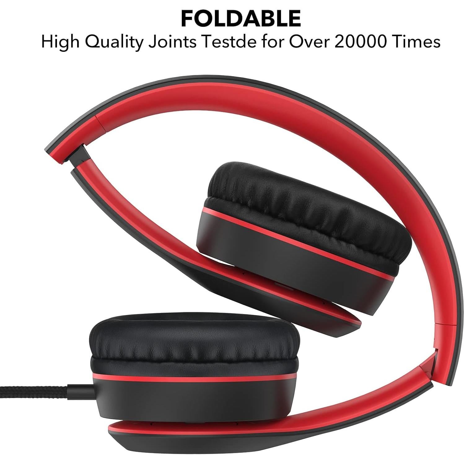 Auriculares RORSOU K5 para Niños con Micrófono 85dB Plegables