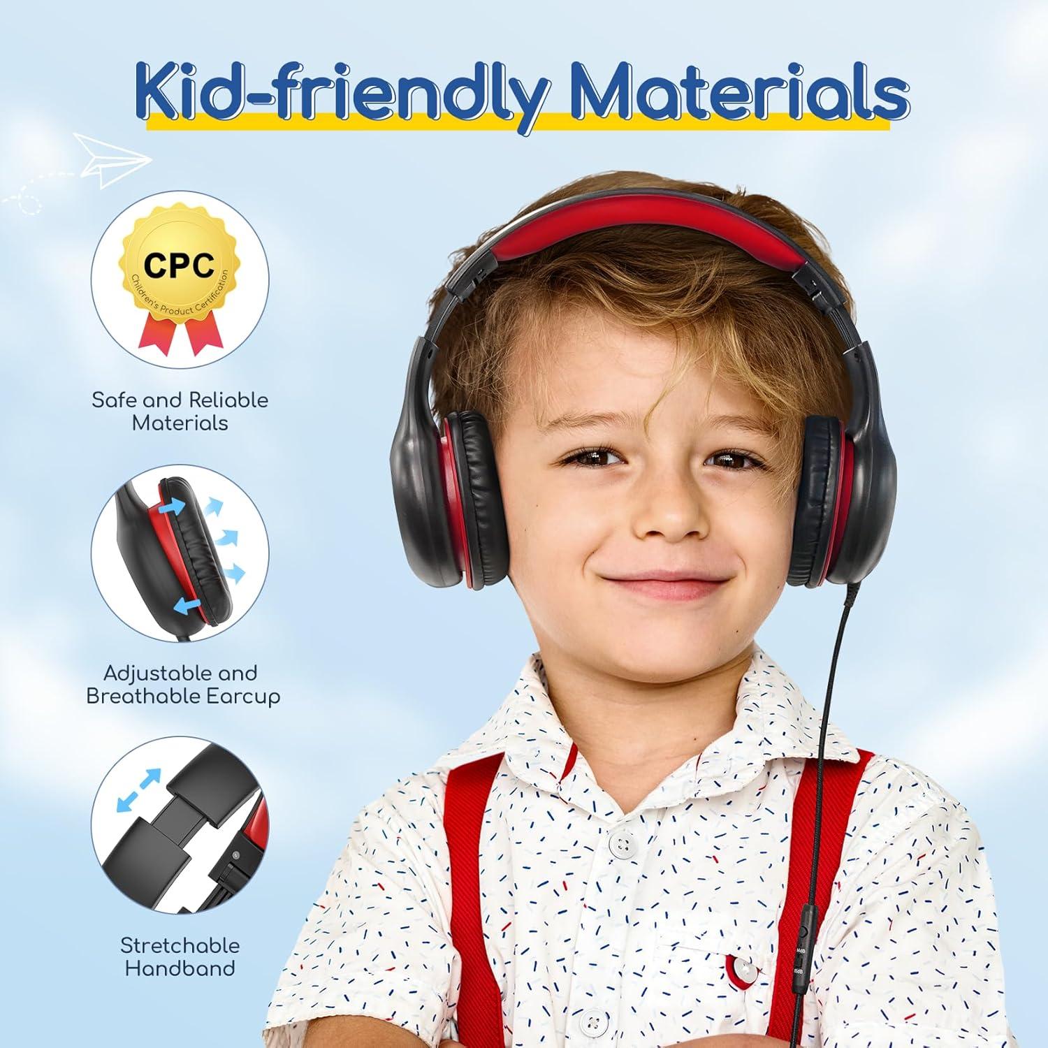 Auriculares EarFun K1 para Niños con Micrófono 85dB