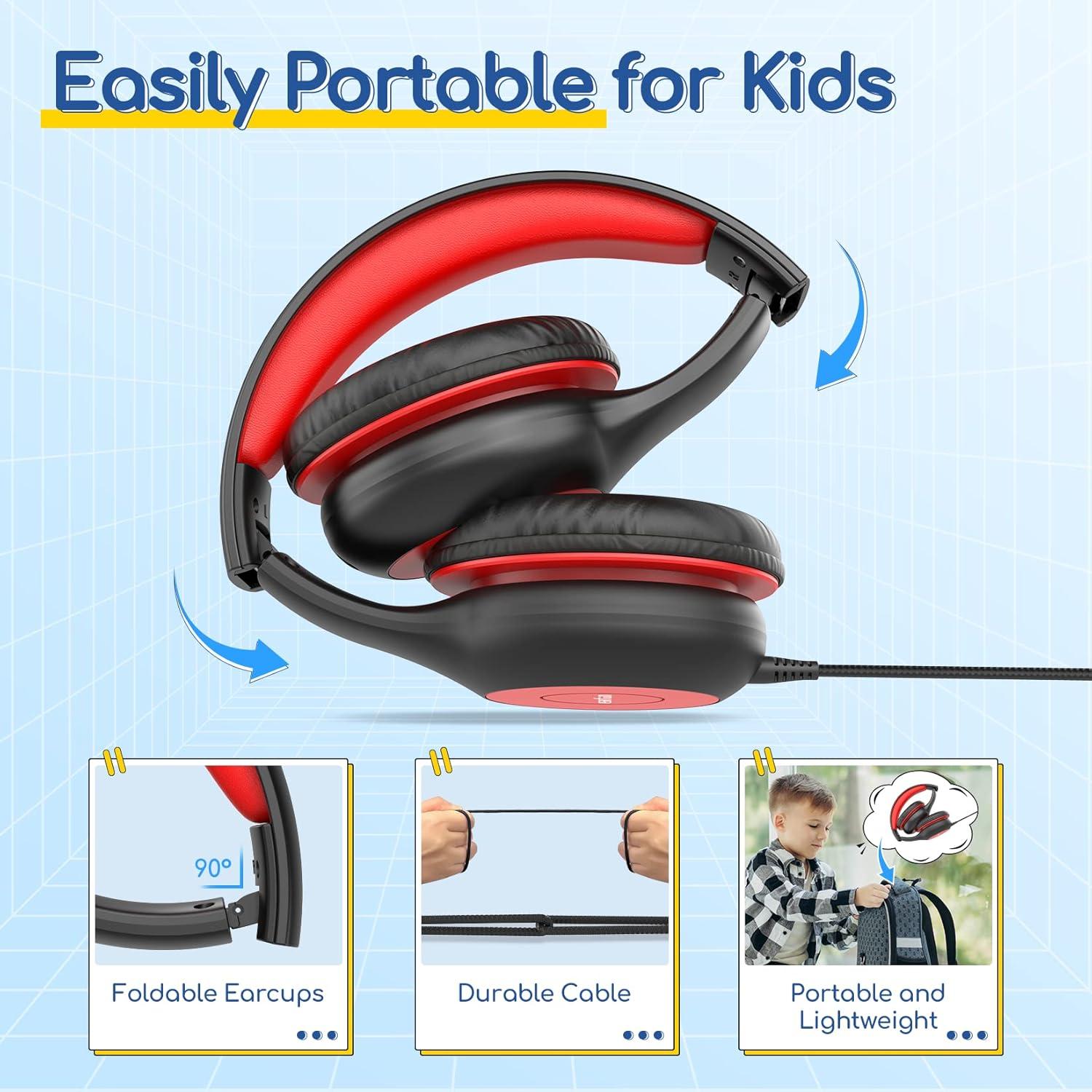 Auriculares EarFun K1 para Niños con Micrófono 85dB