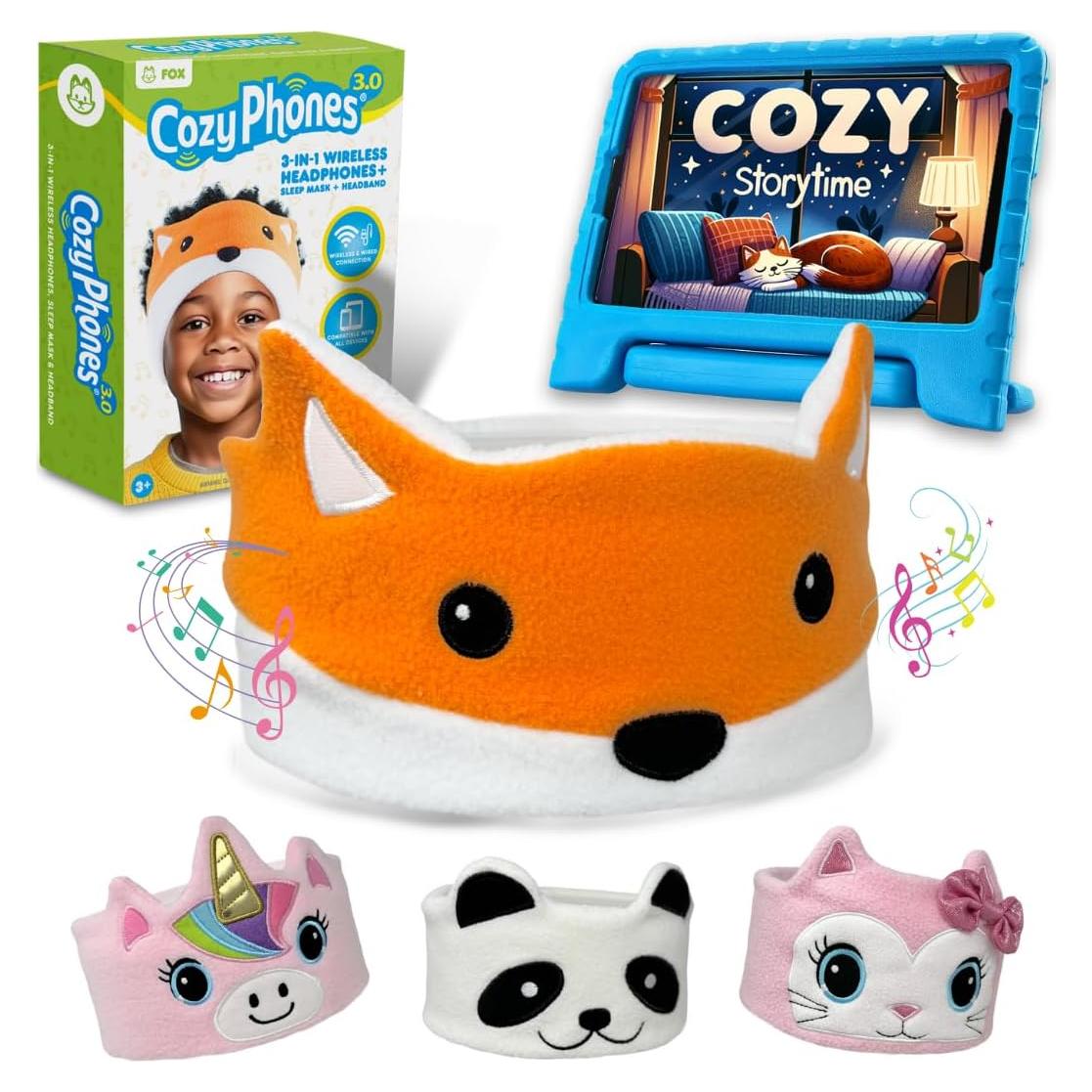 Auriculares Inalámbricos y con Cable CozyPhones Zorro 2024